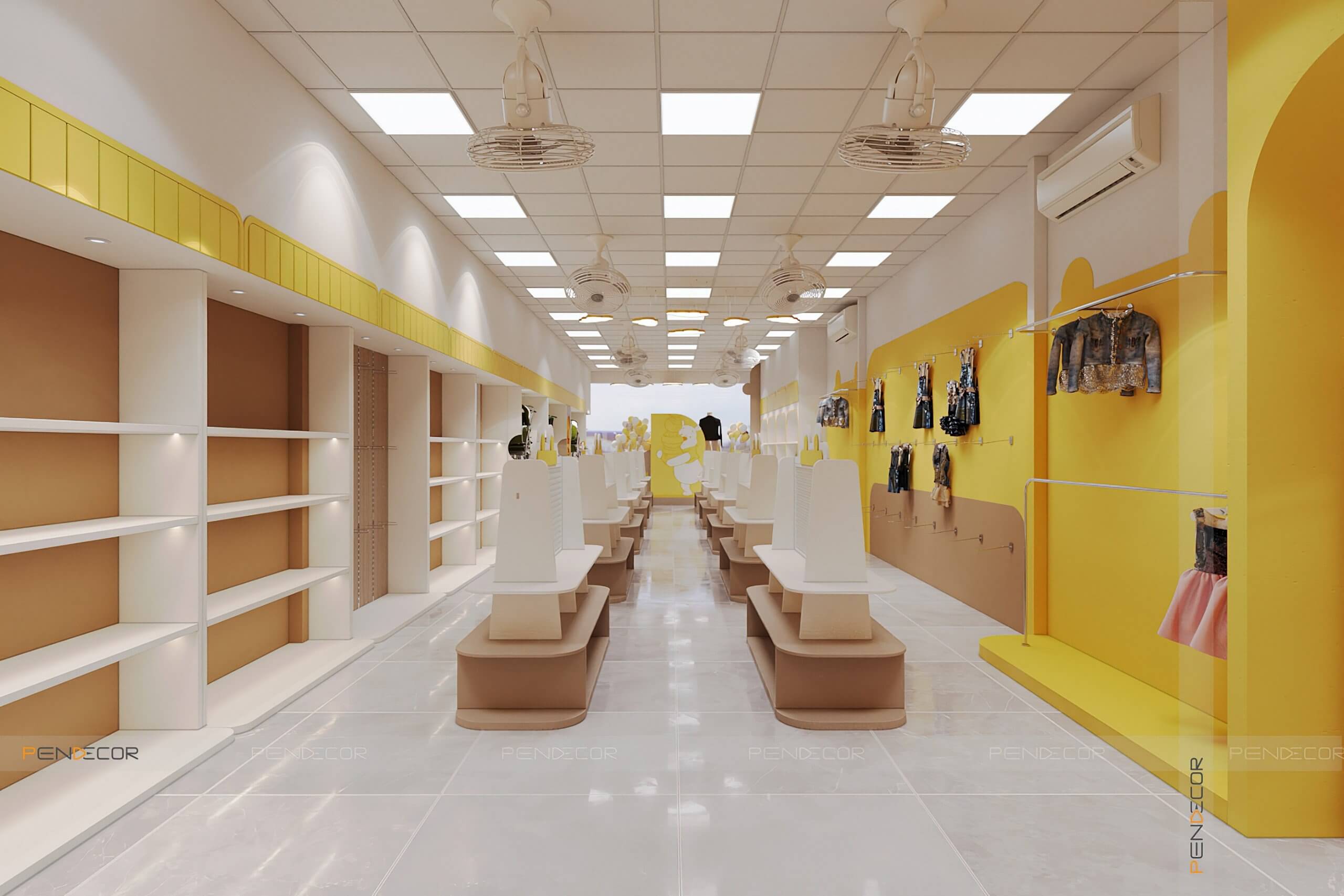 Thiết Kế Shop Thời Trang Trẻ Em Thịnh Baby