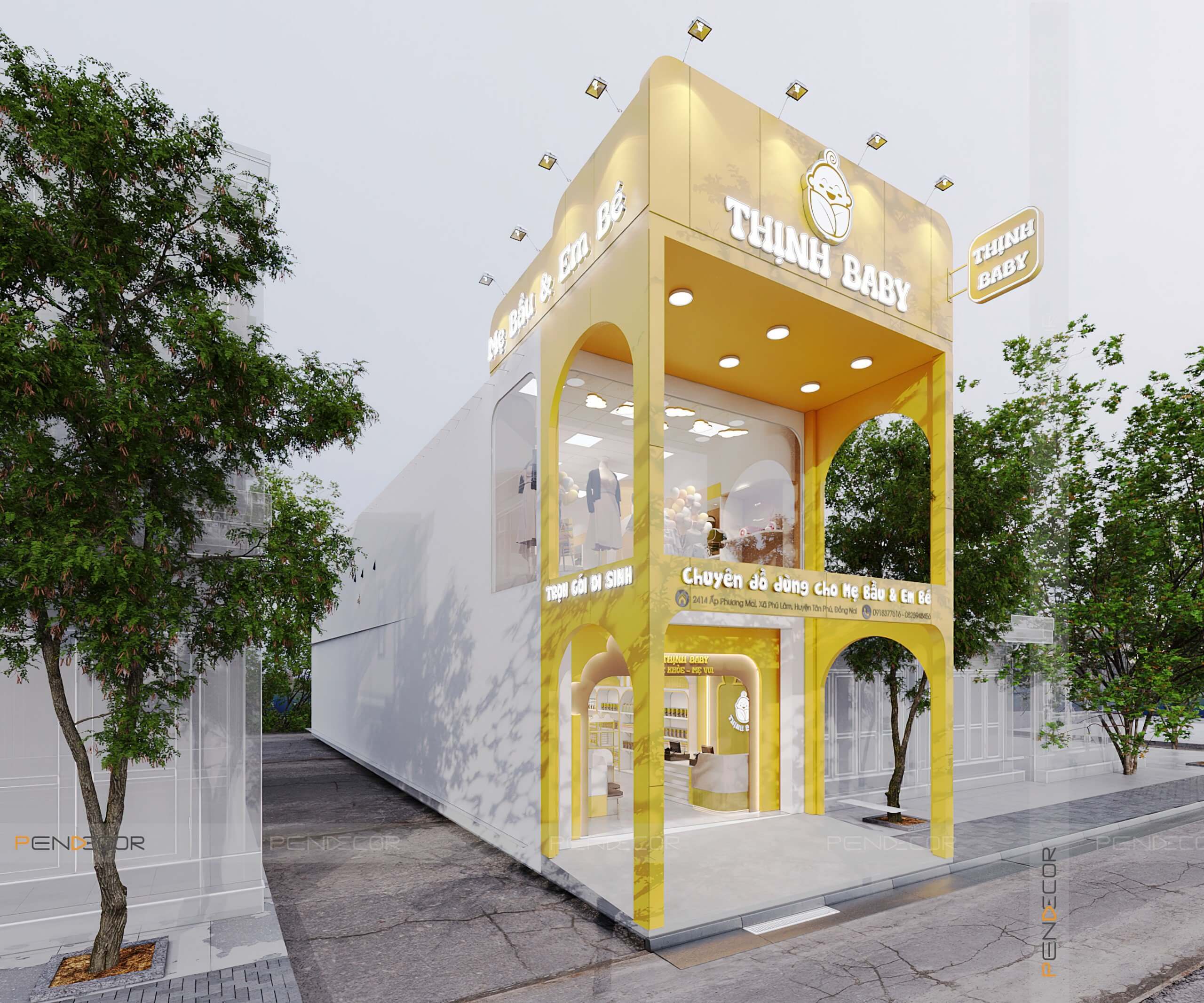 Thiết Kế Shop Thời Trang Trẻ Em Thịnh Baby