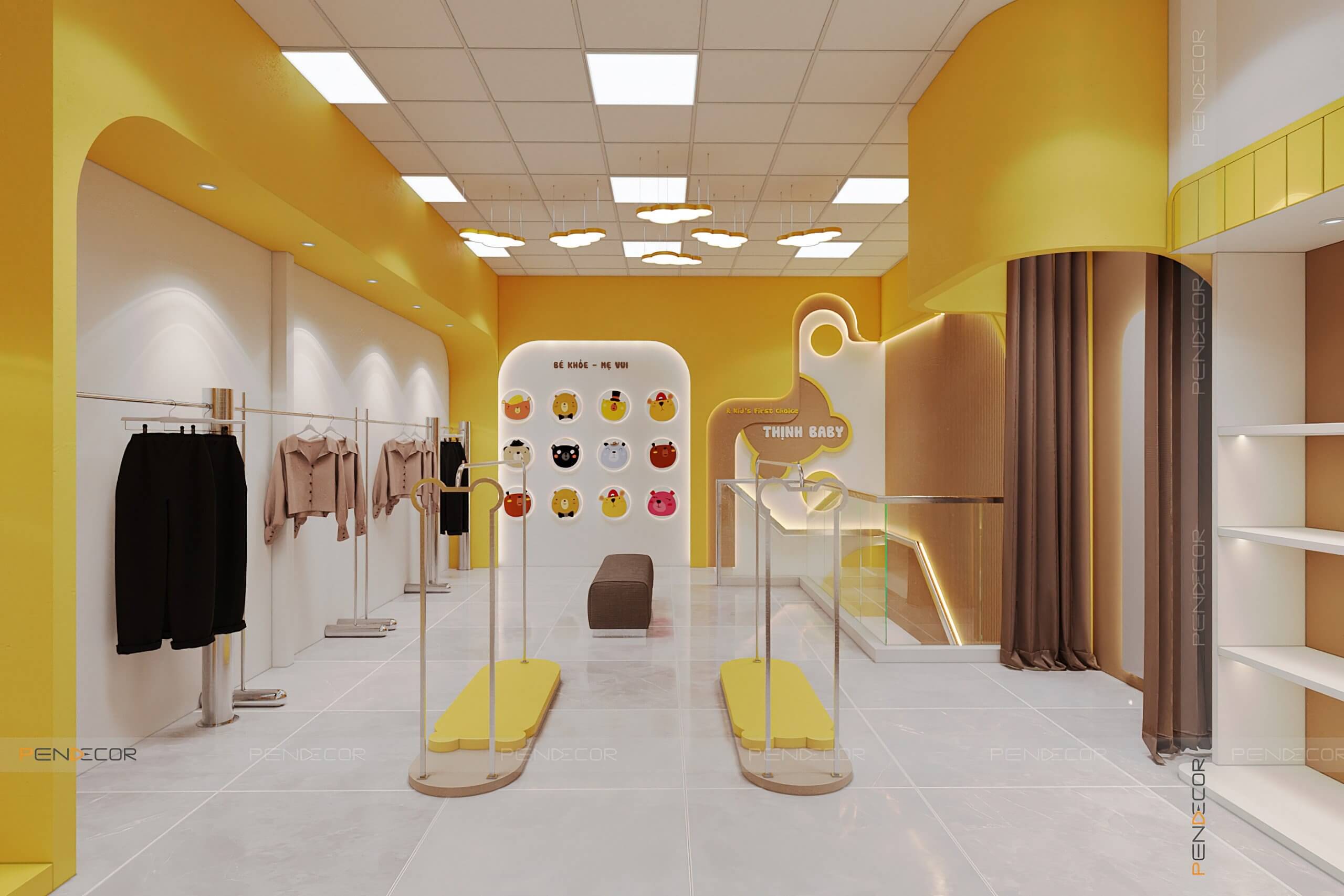 Thiết Kế Shop Thời Trang Trẻ Em Thịnh Baby