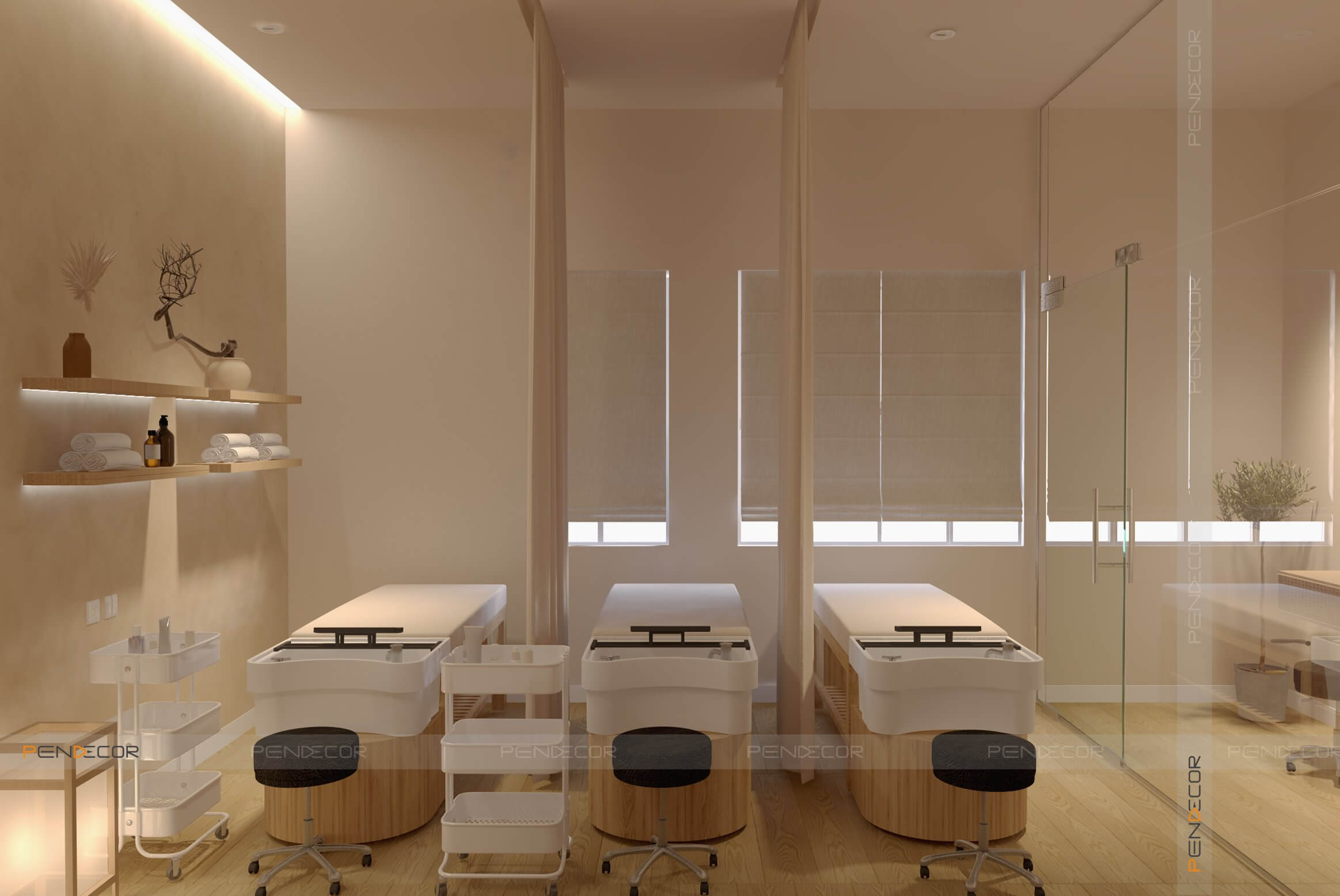 Thiết Kế Spa Blue Spa