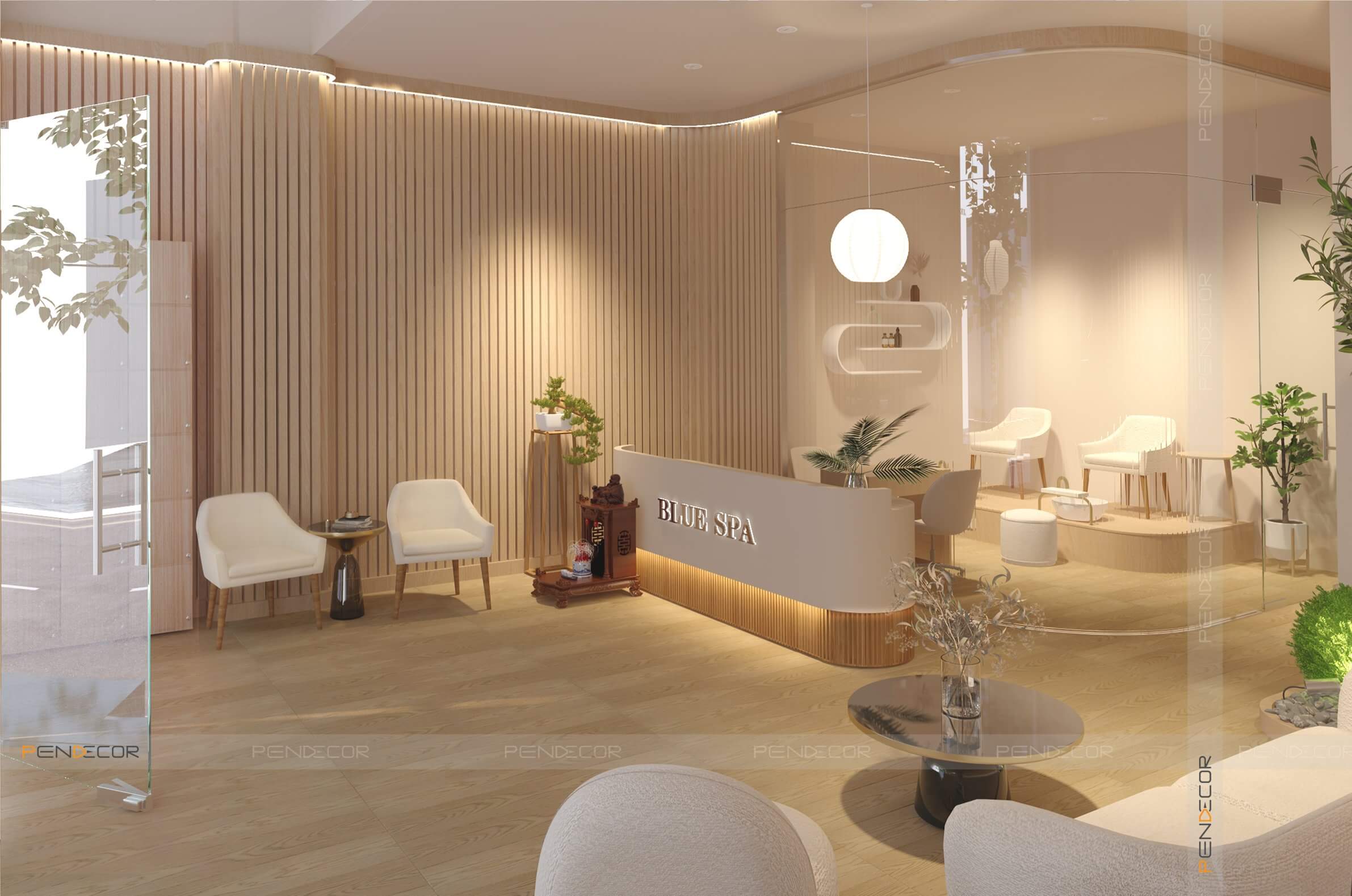 Thiết Kế Spa Blue Spa