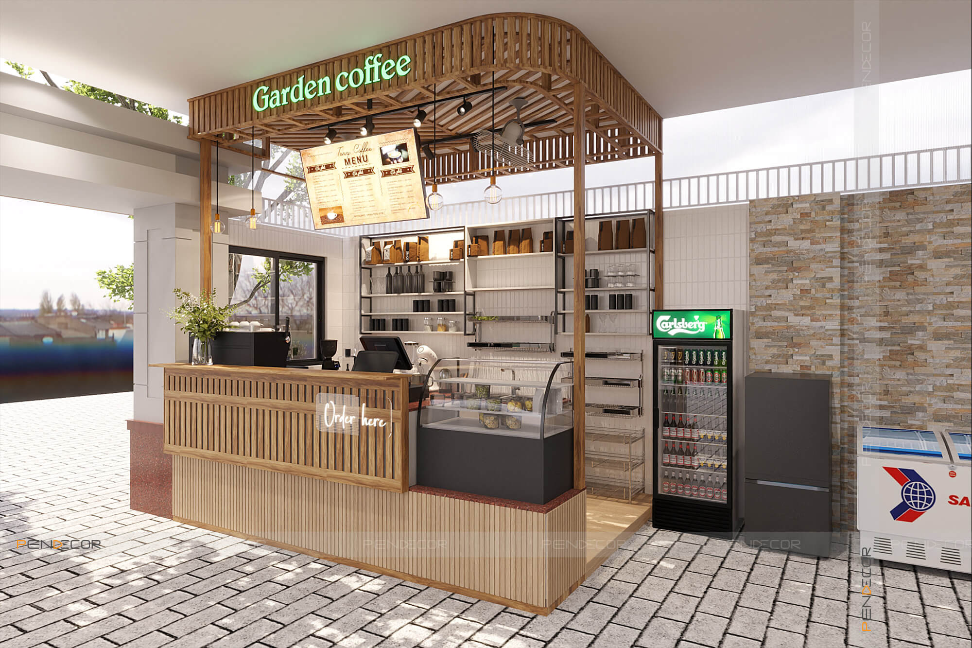 Thiết Kế Garden Coffee