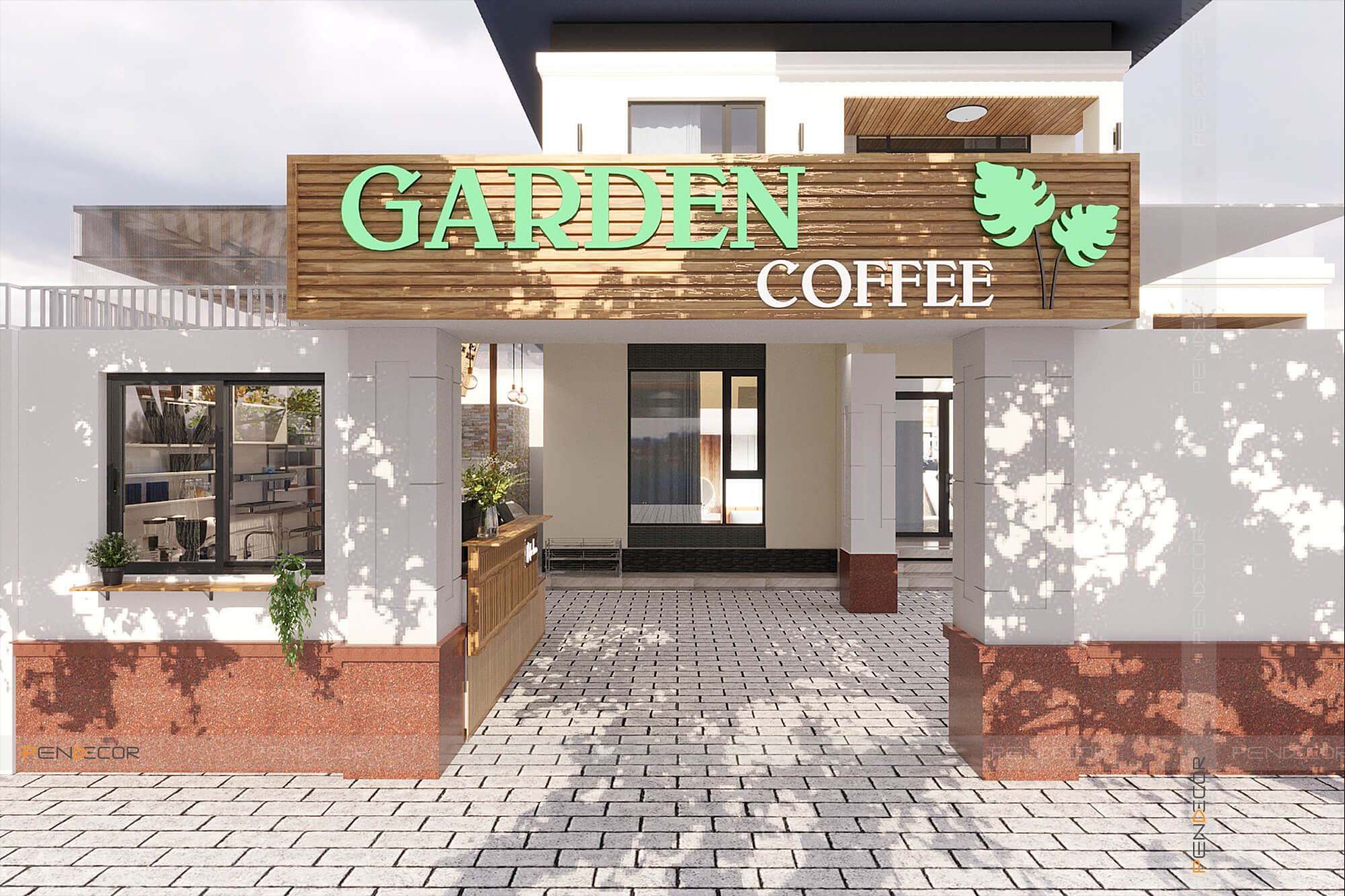 Thiết Kế Garden Coffee