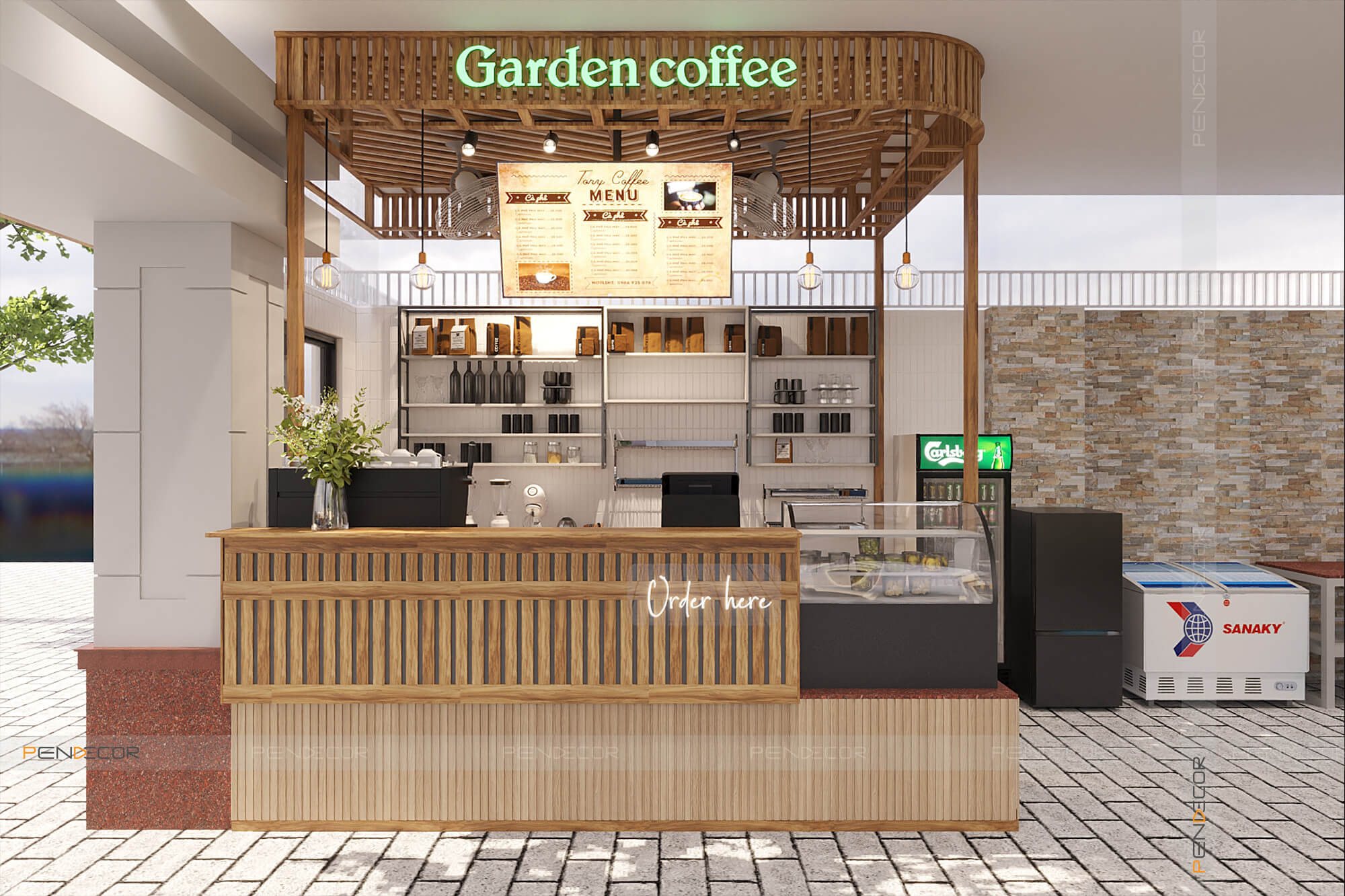 Thiết Kế Garden Coffee