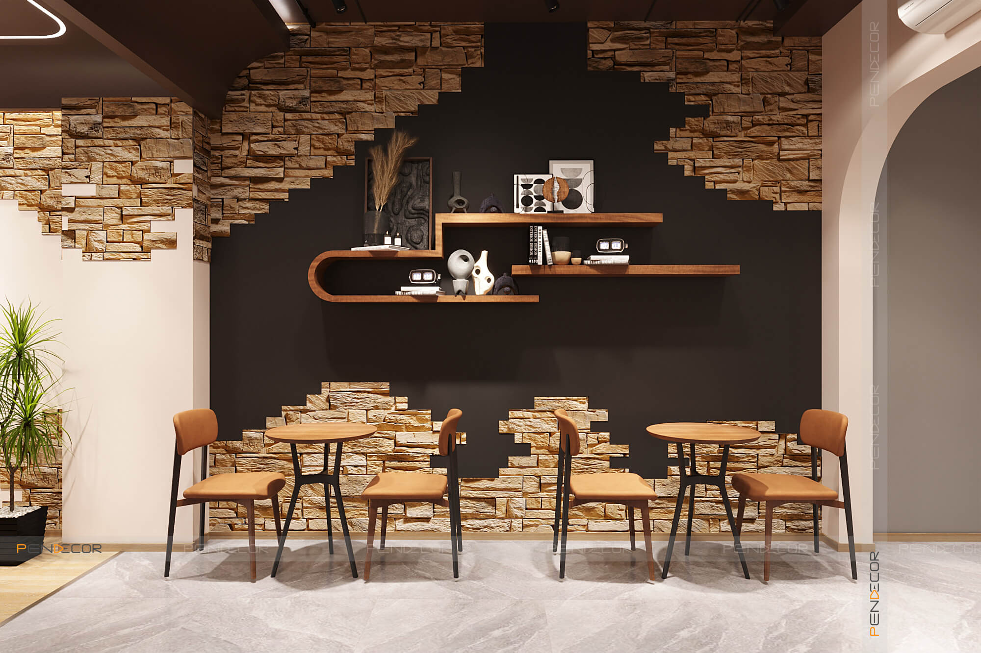 Thiết kế Tiệm Cafe Vani