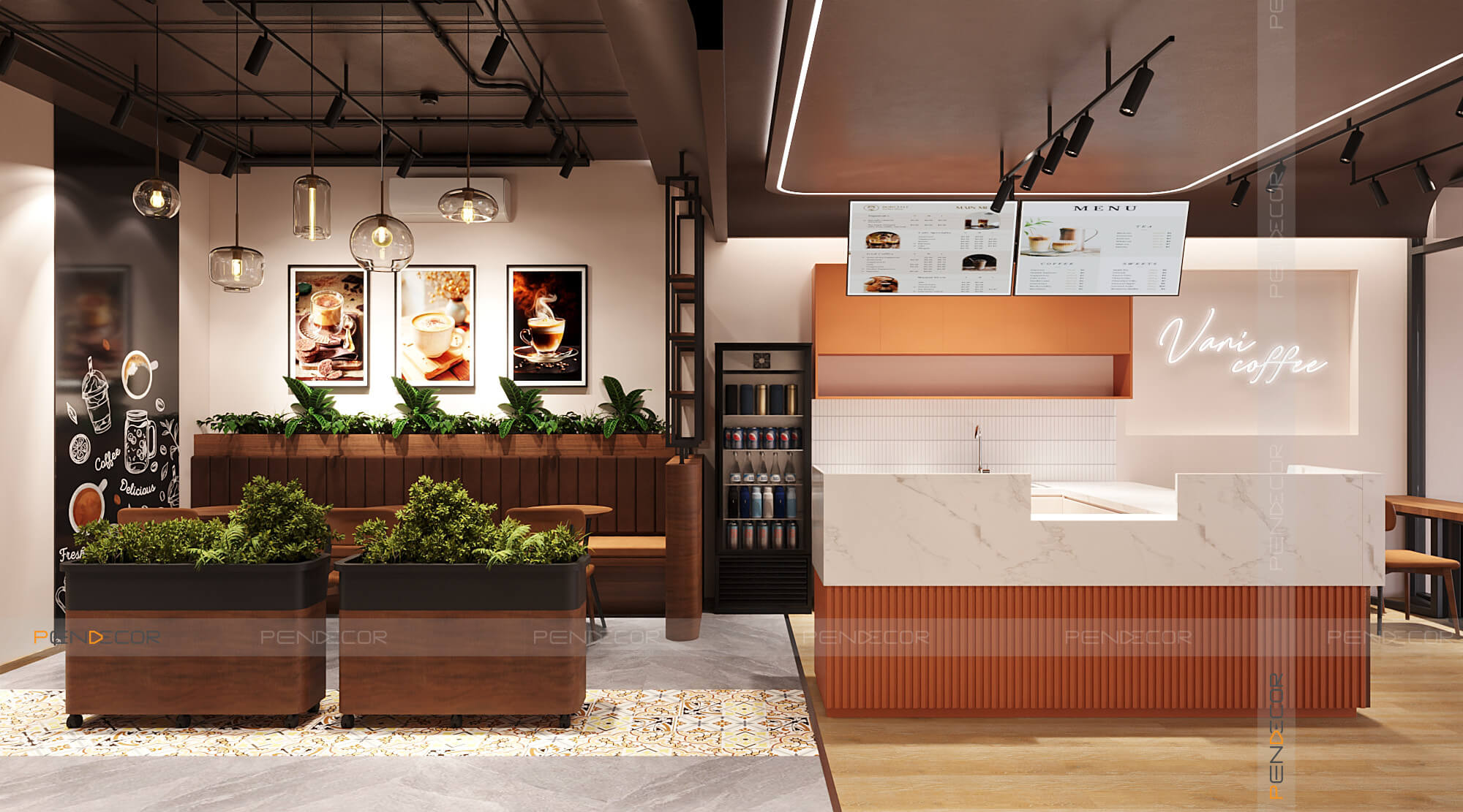 Thiết kế Tiệm Cafe Vani