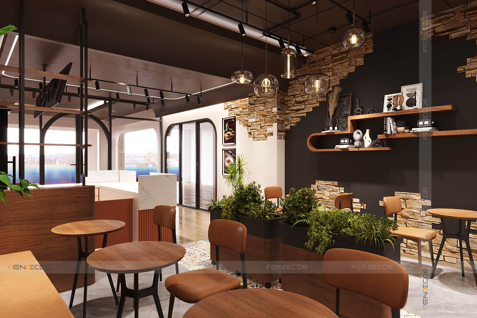 Thiết kế Tiệm Cafe Vani