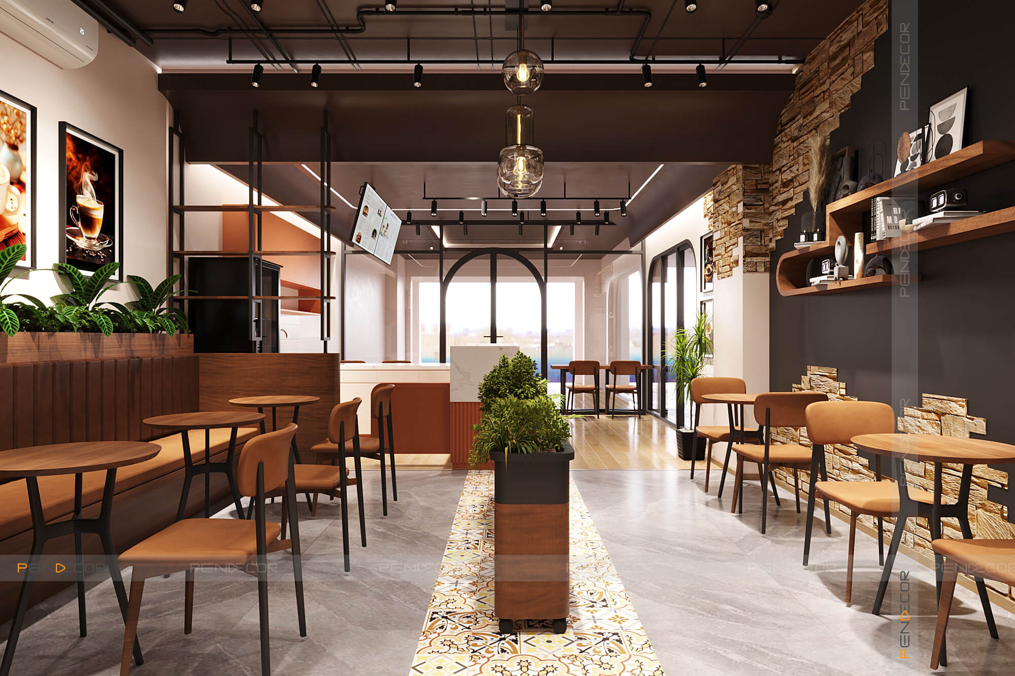 Thiết kế Tiệm Cafe Vani