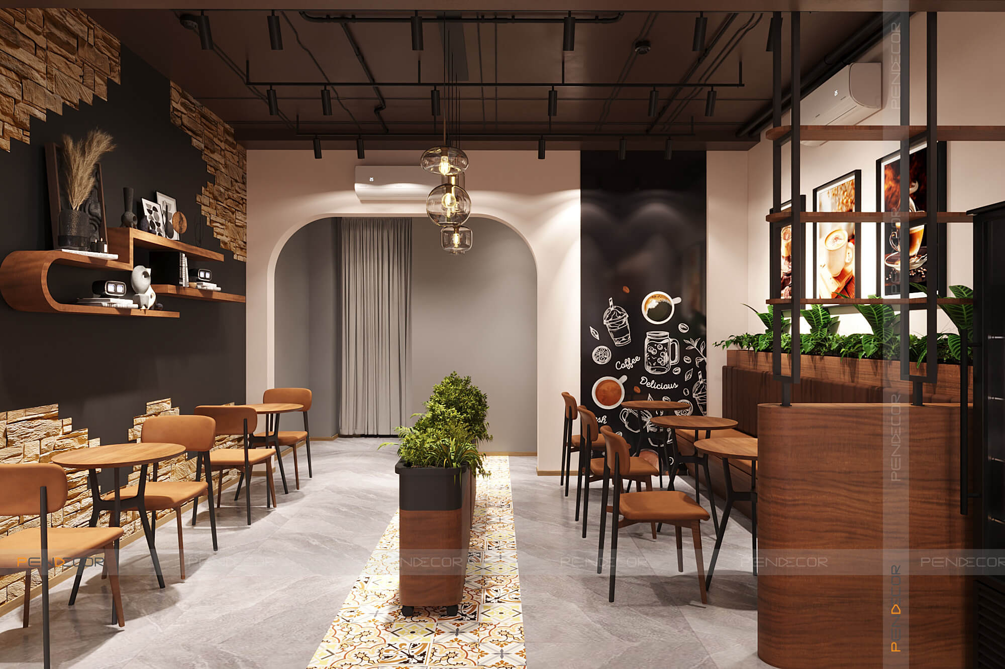 Thiết kế Tiệm Cafe Vani