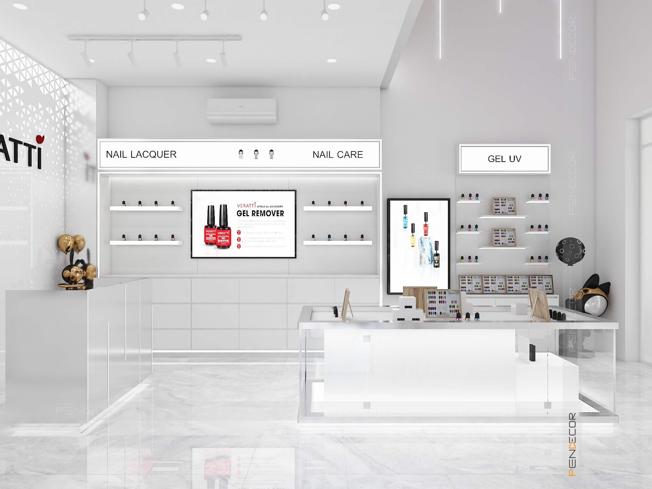 Thiết Kế Tiệm Nail Veratti