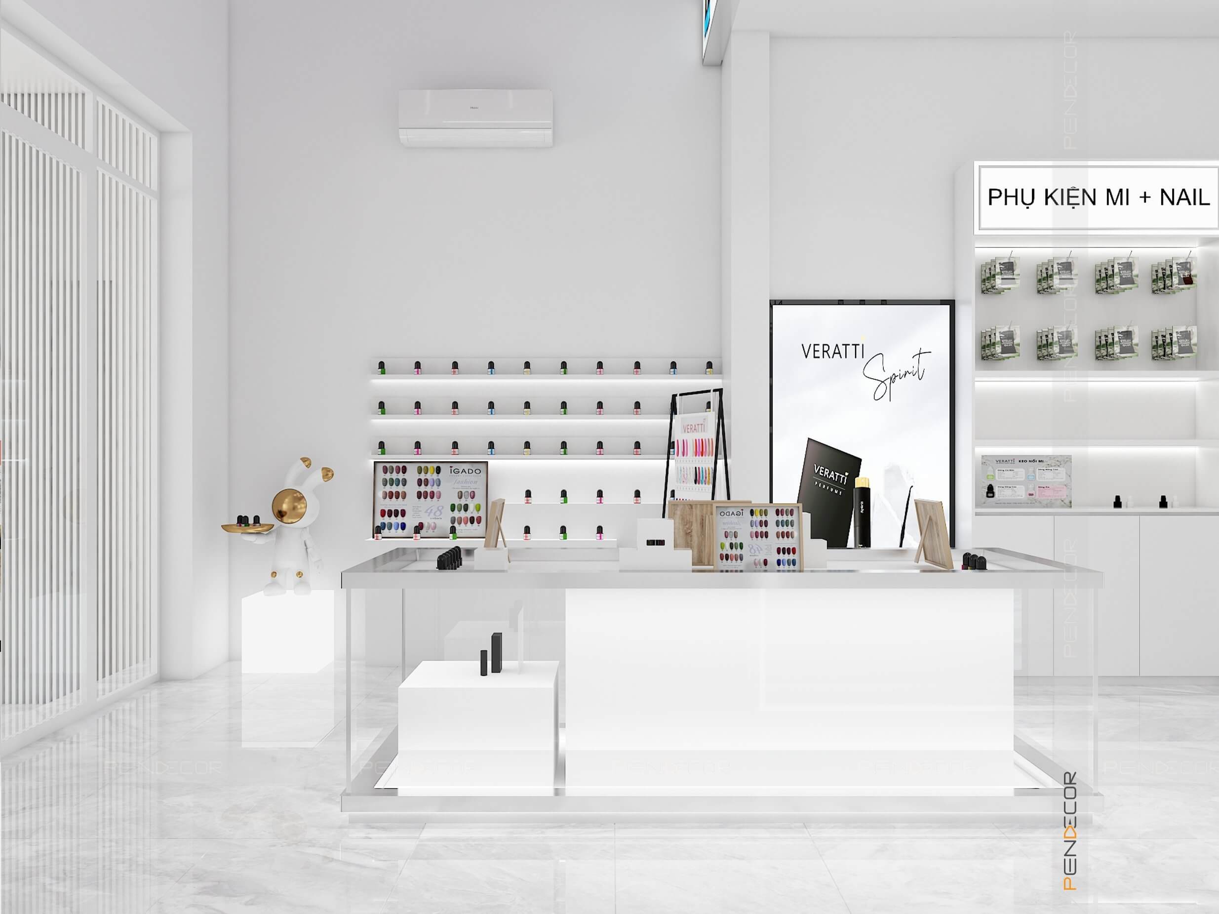 Thiết Kế Tiệm Nail Veratti