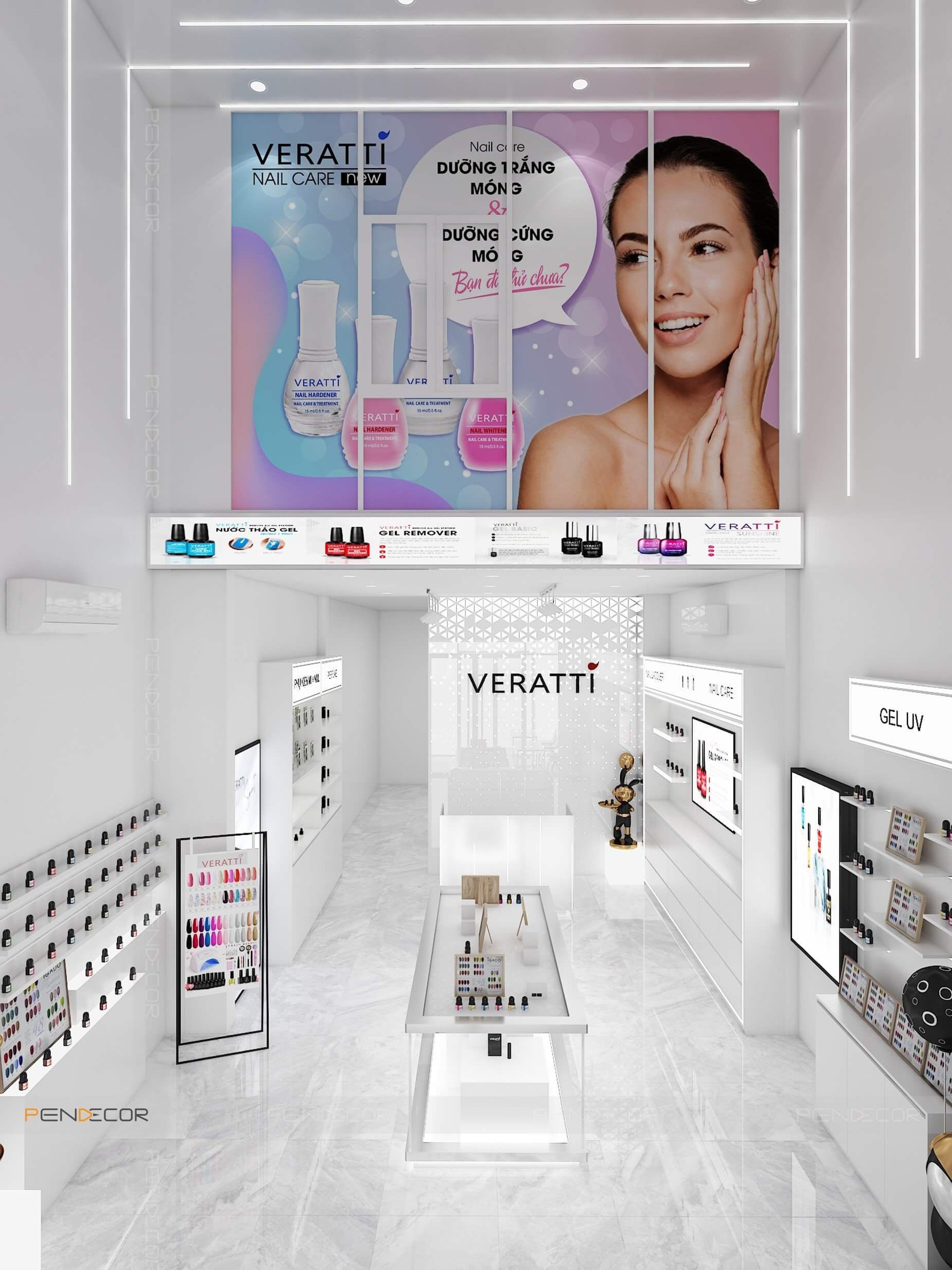 Thiết Kế Tiệm Nail Veratti