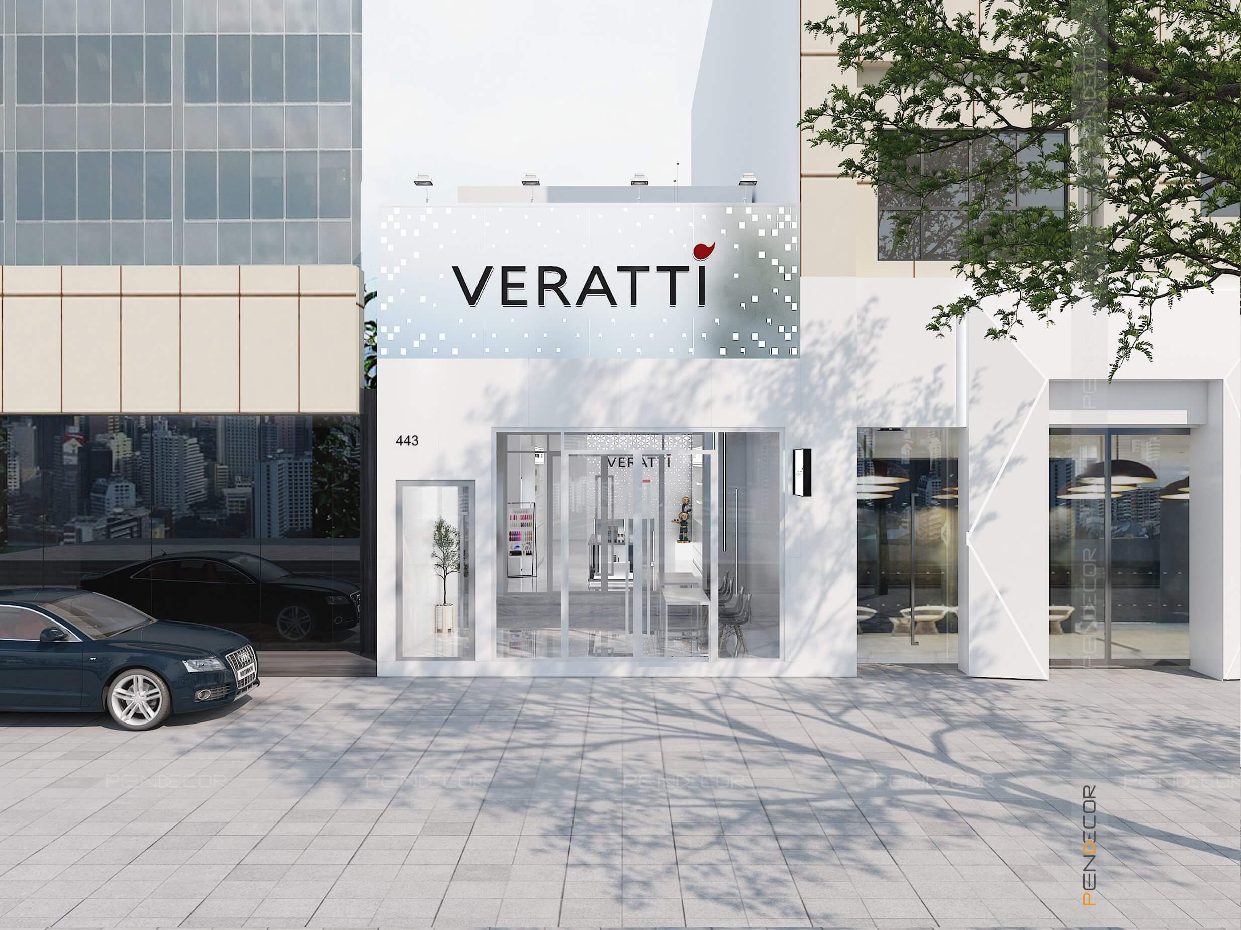 Thiết Kế Tiệm Nail Veratti