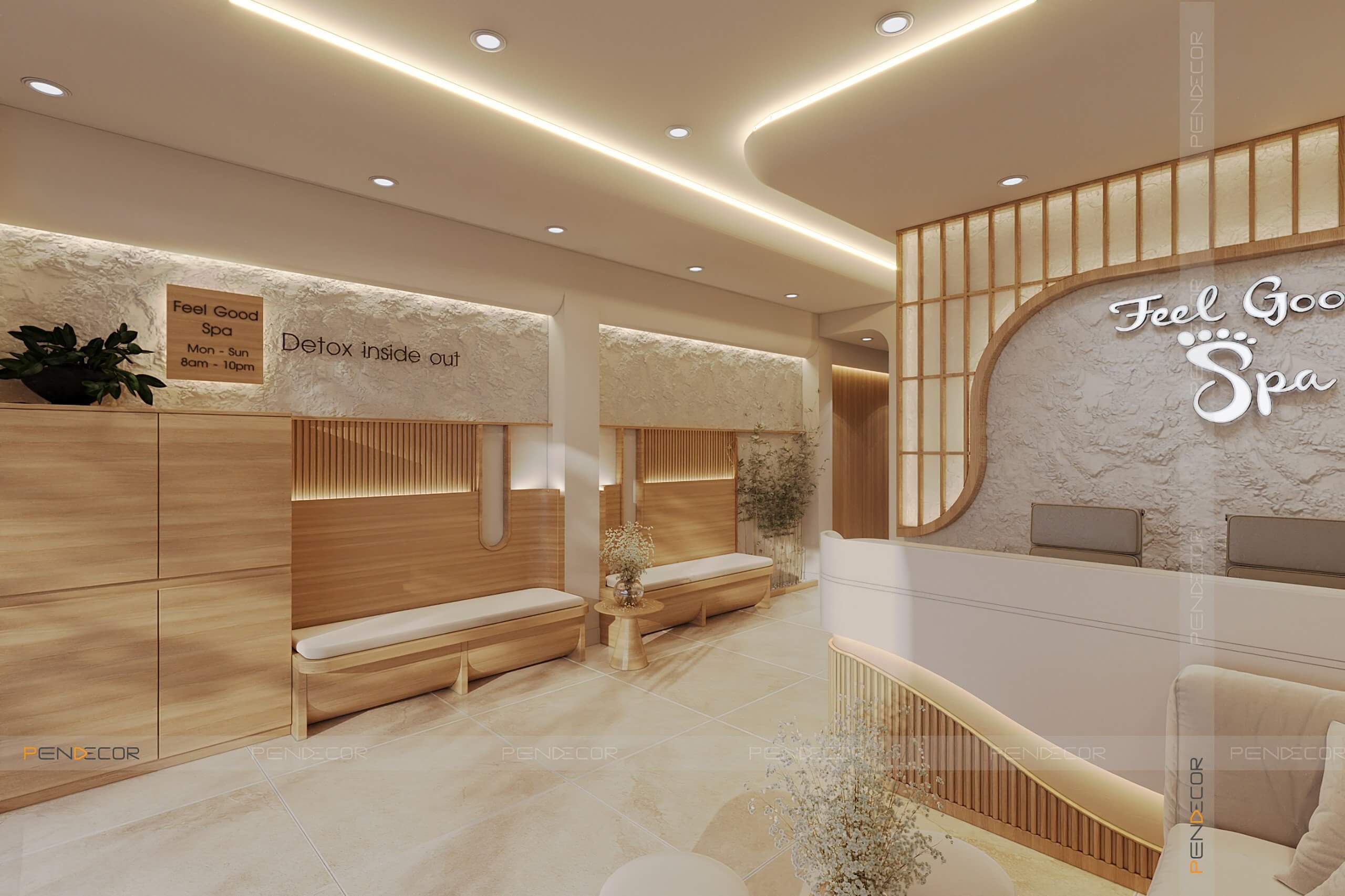 Thiết Kế Spa Feel Good Spa (Bùi Thị Xuân)