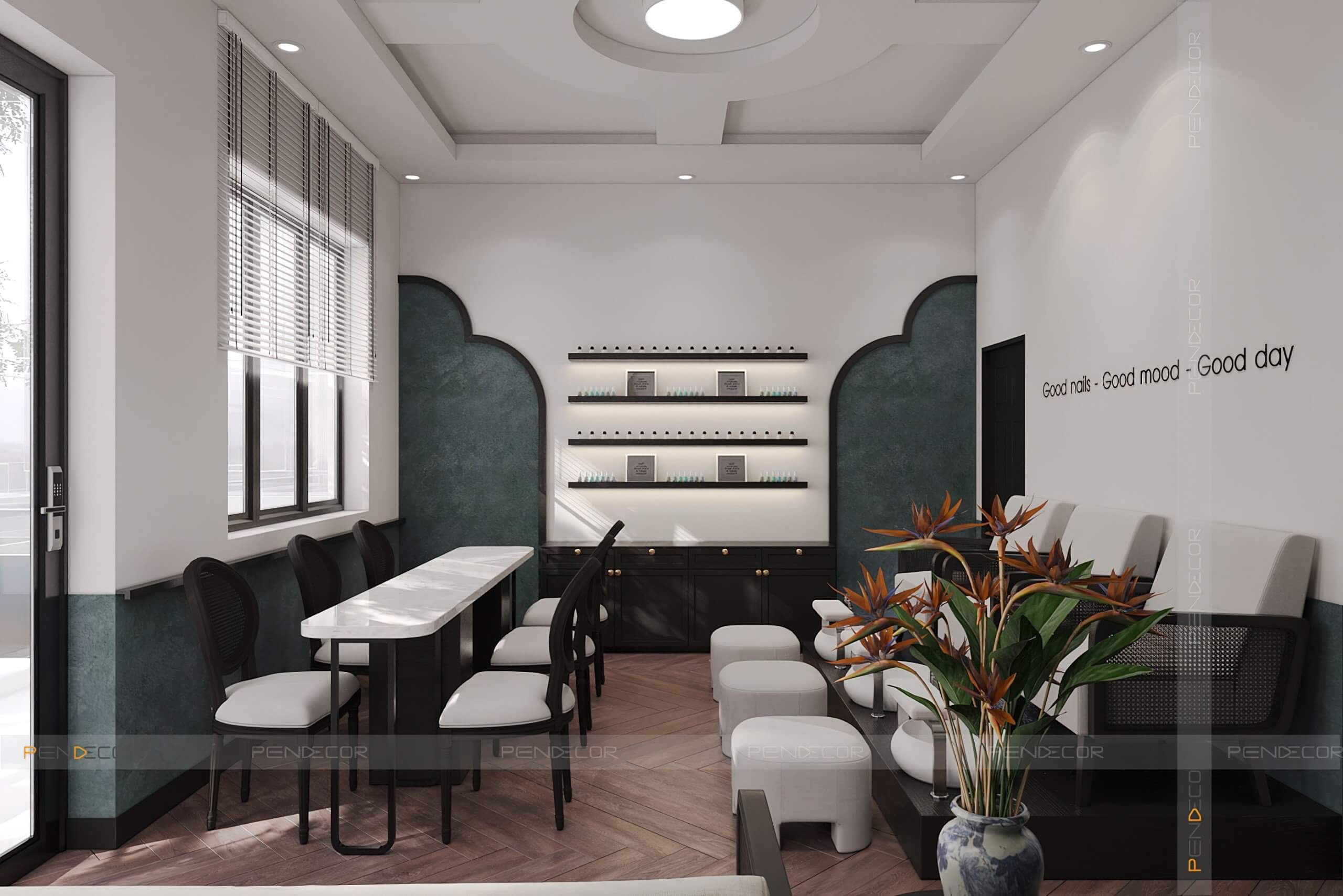 Thiết Kế Tiệm Nail Studio