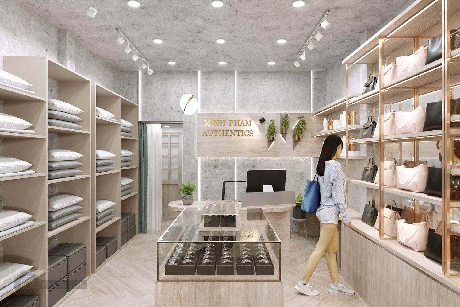 những mẫu siêu thị mini đẹp Pendecor