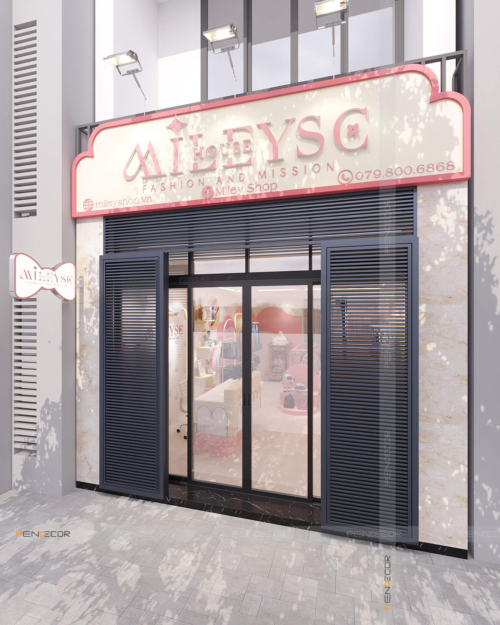 Thiết Kế Shop Quần Áo Nữ MileySC