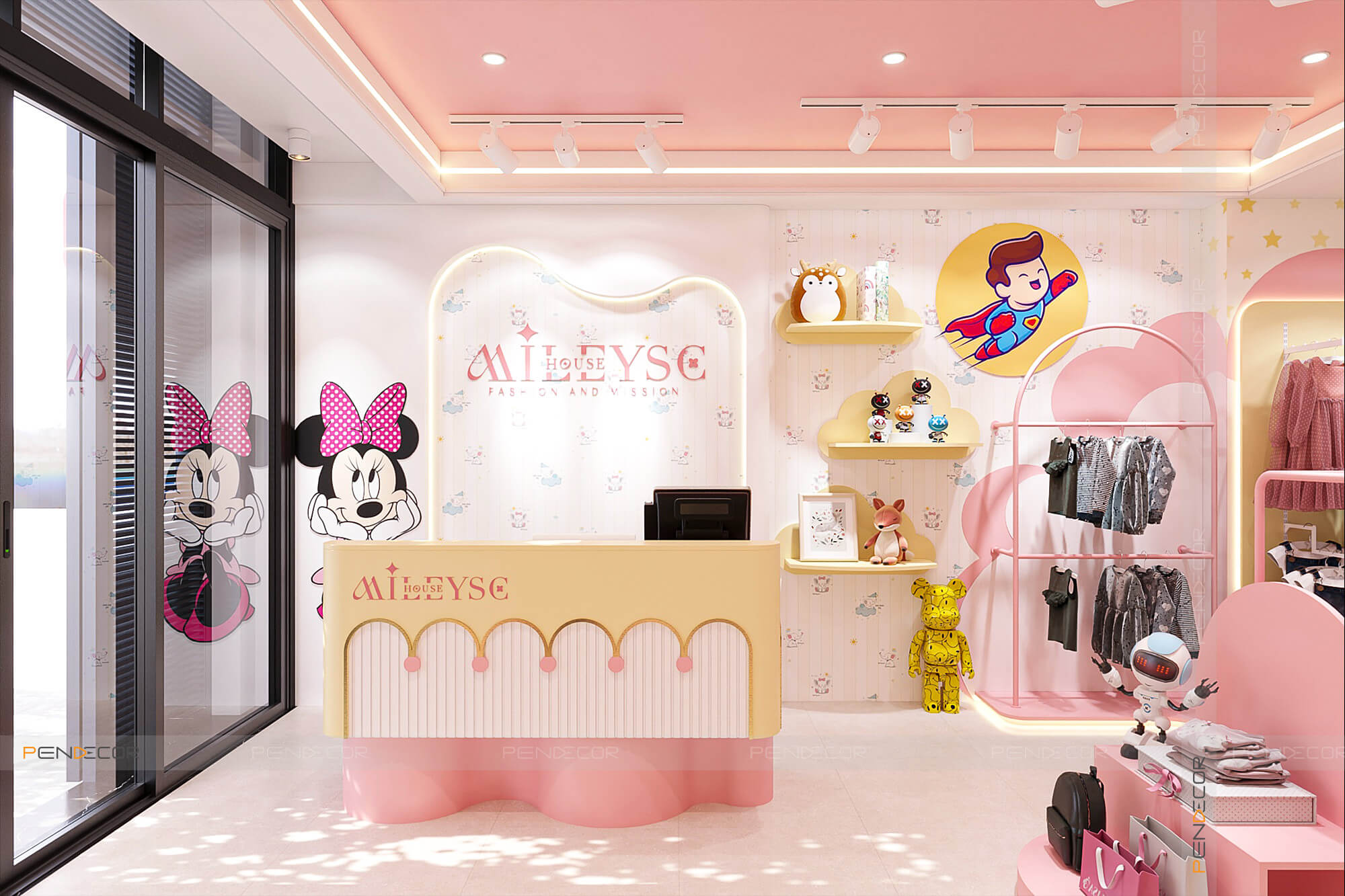 Thiết Kế Shop Quần Áo Nữ MileySC