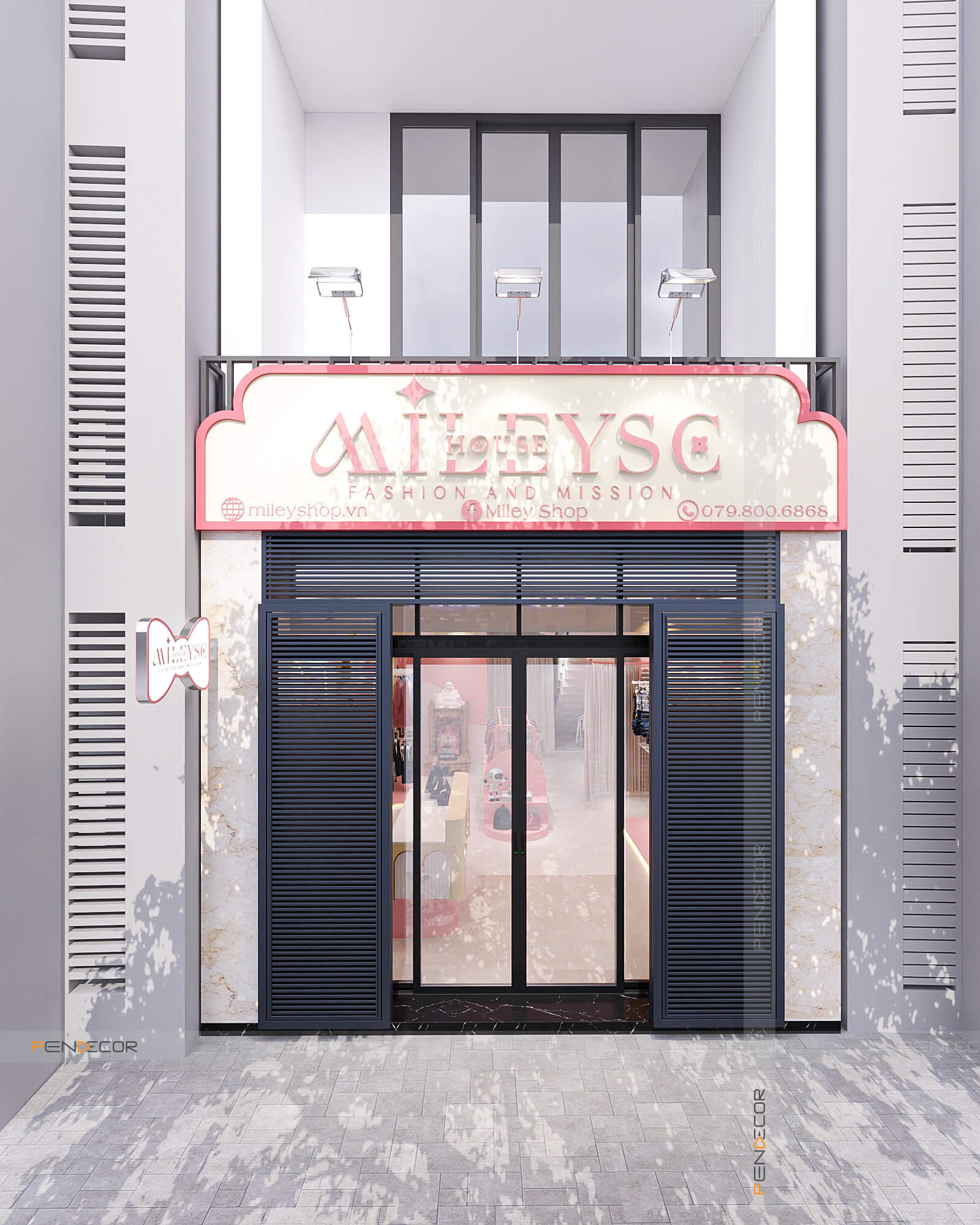 Thiết Kế Shop Quần Áo Nữ MileySC