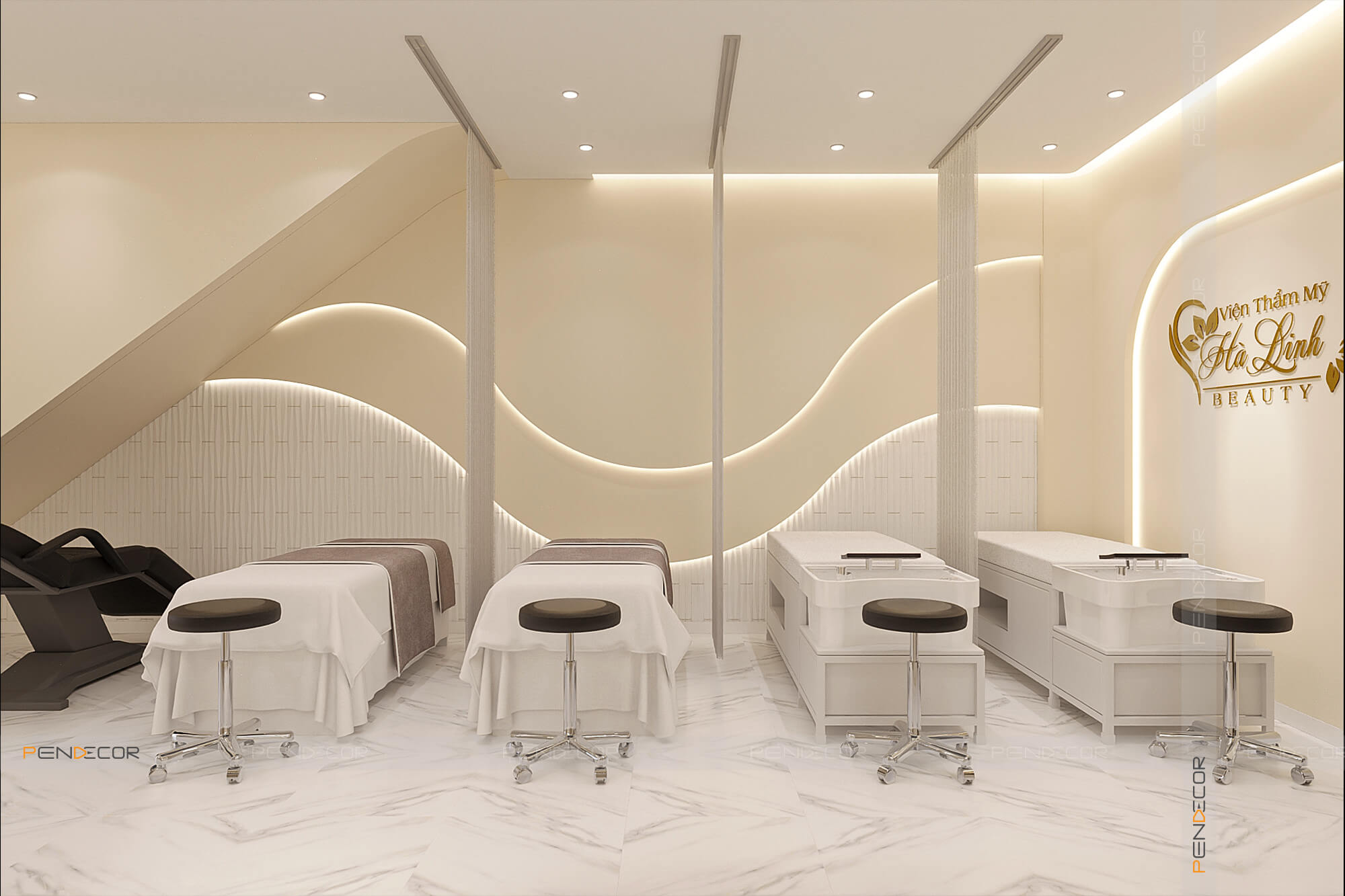 Thiết Kế Spa Hà Linh