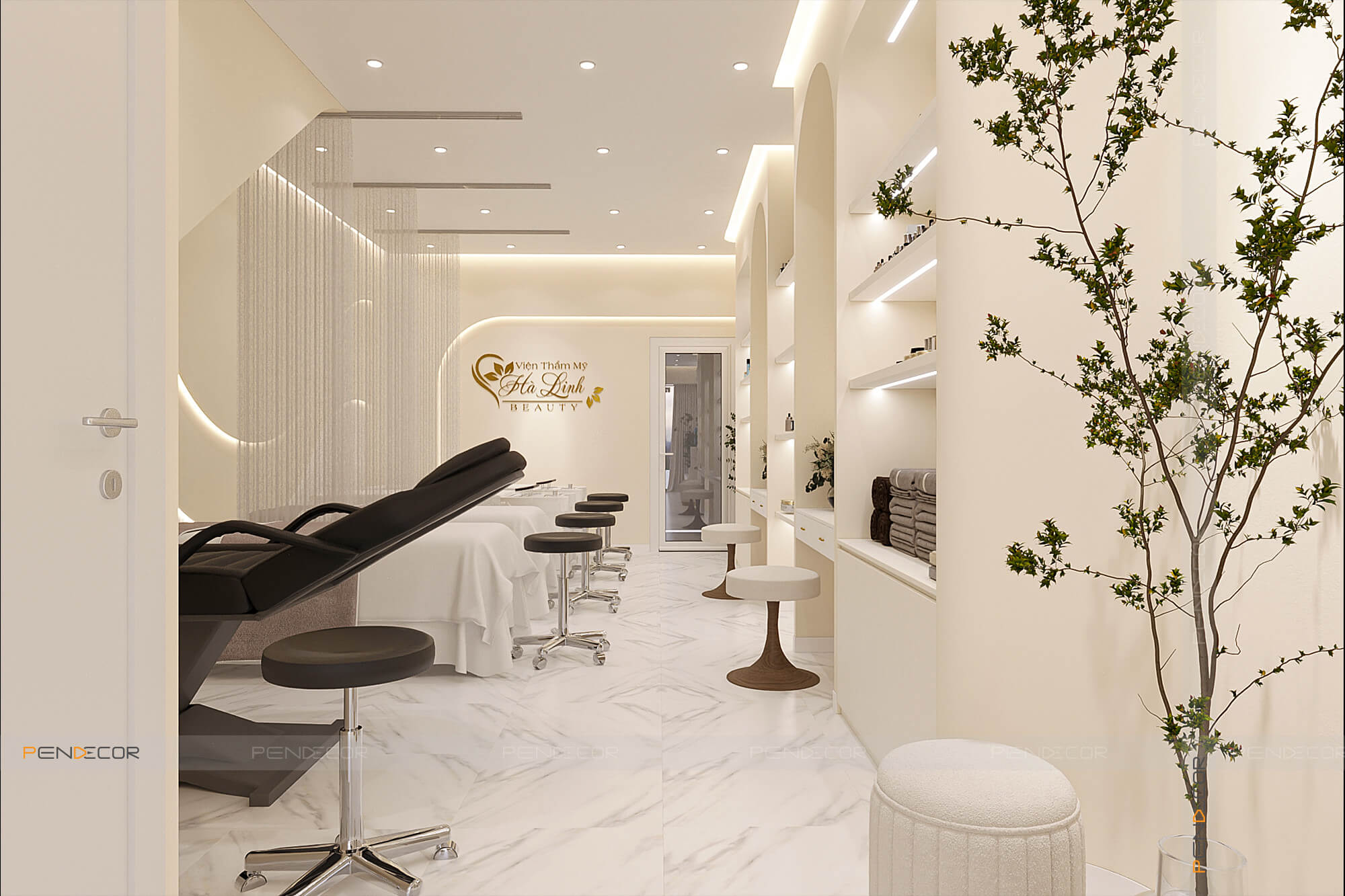 Thiết Kế Spa Hà Linh