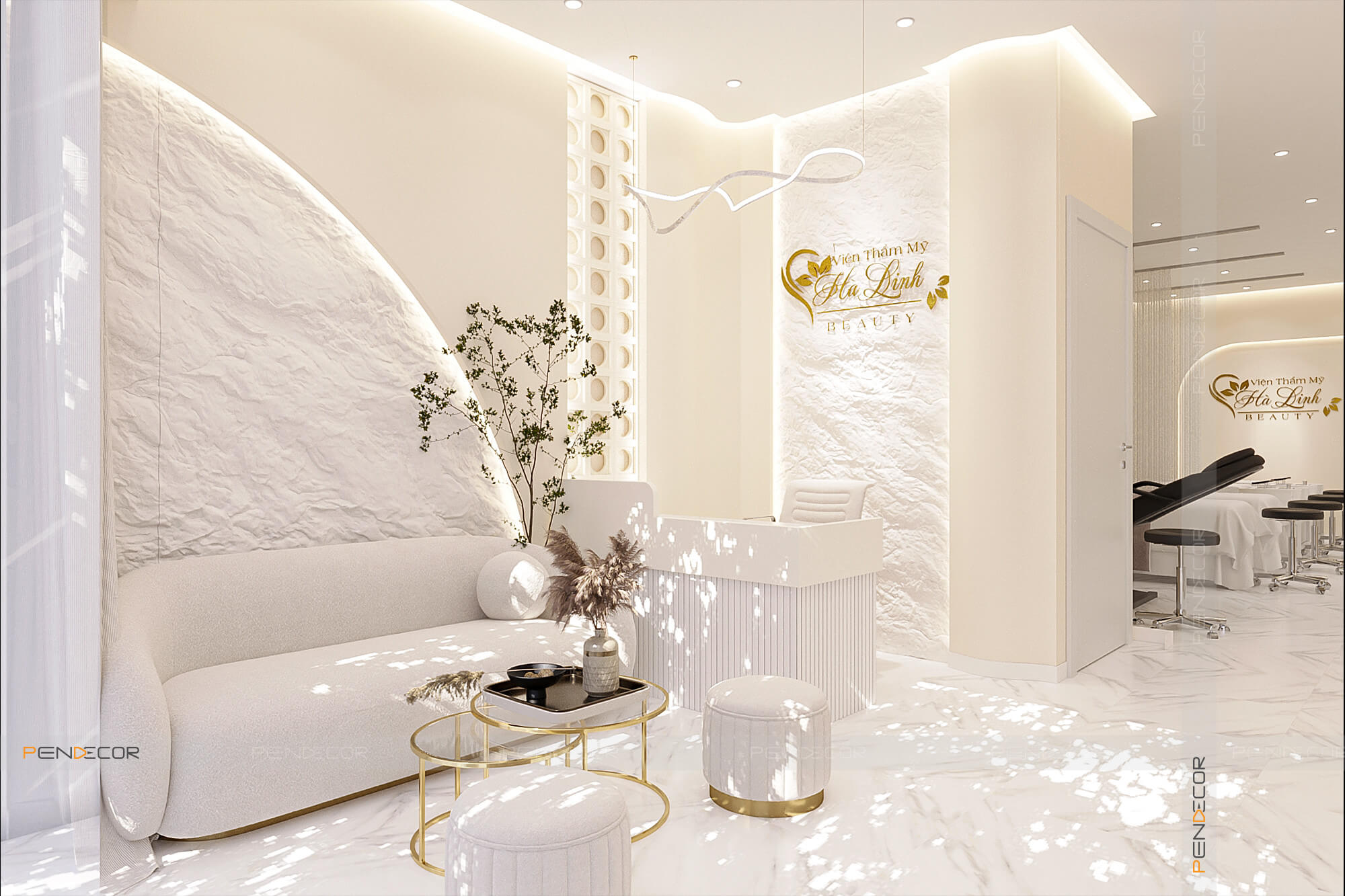 Thiết Kế Spa Hà Linh