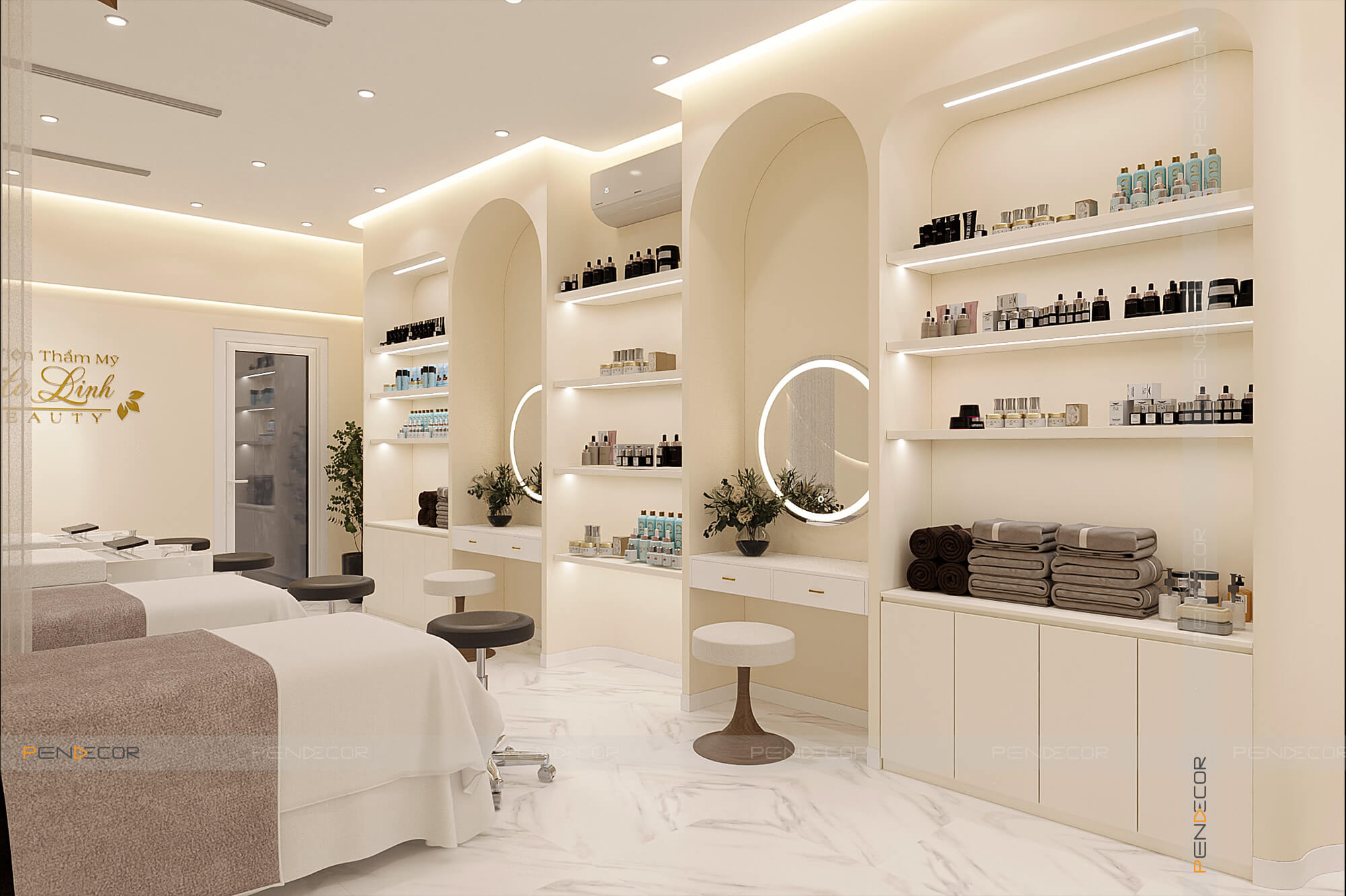 Thiết Kế Spa Hà Linh