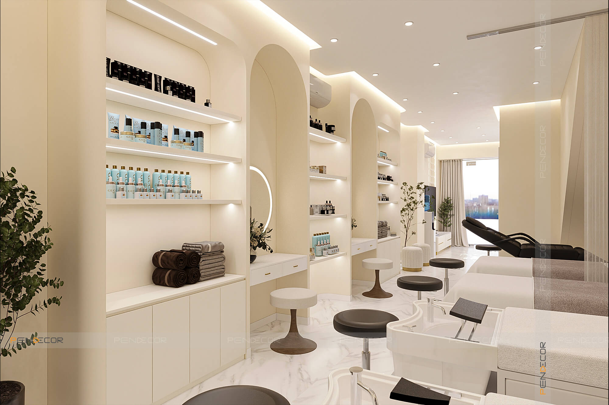 Thiết Kế Spa Hà Linh