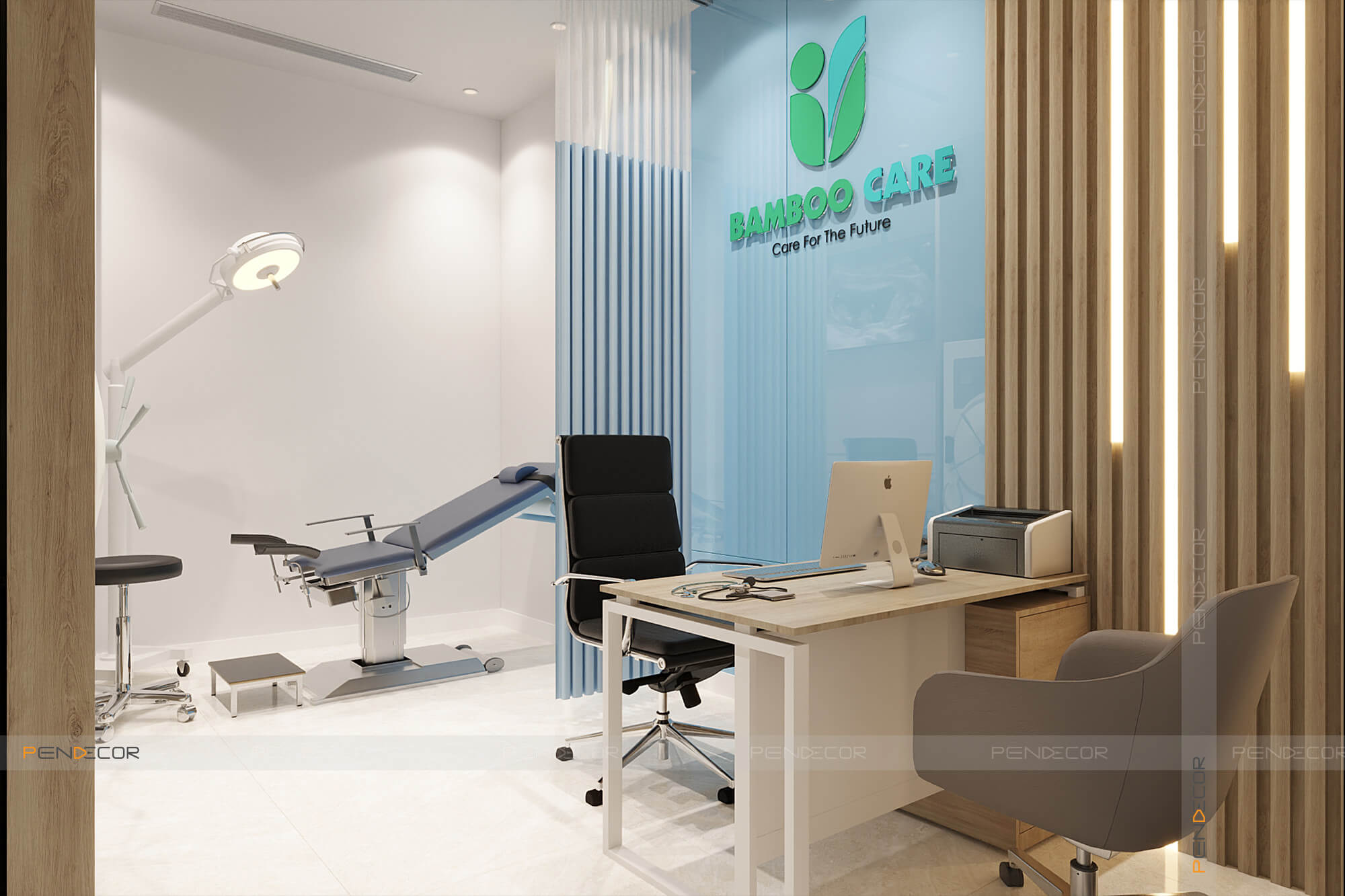Thiết Kế Phòng Khám Bamboo Care