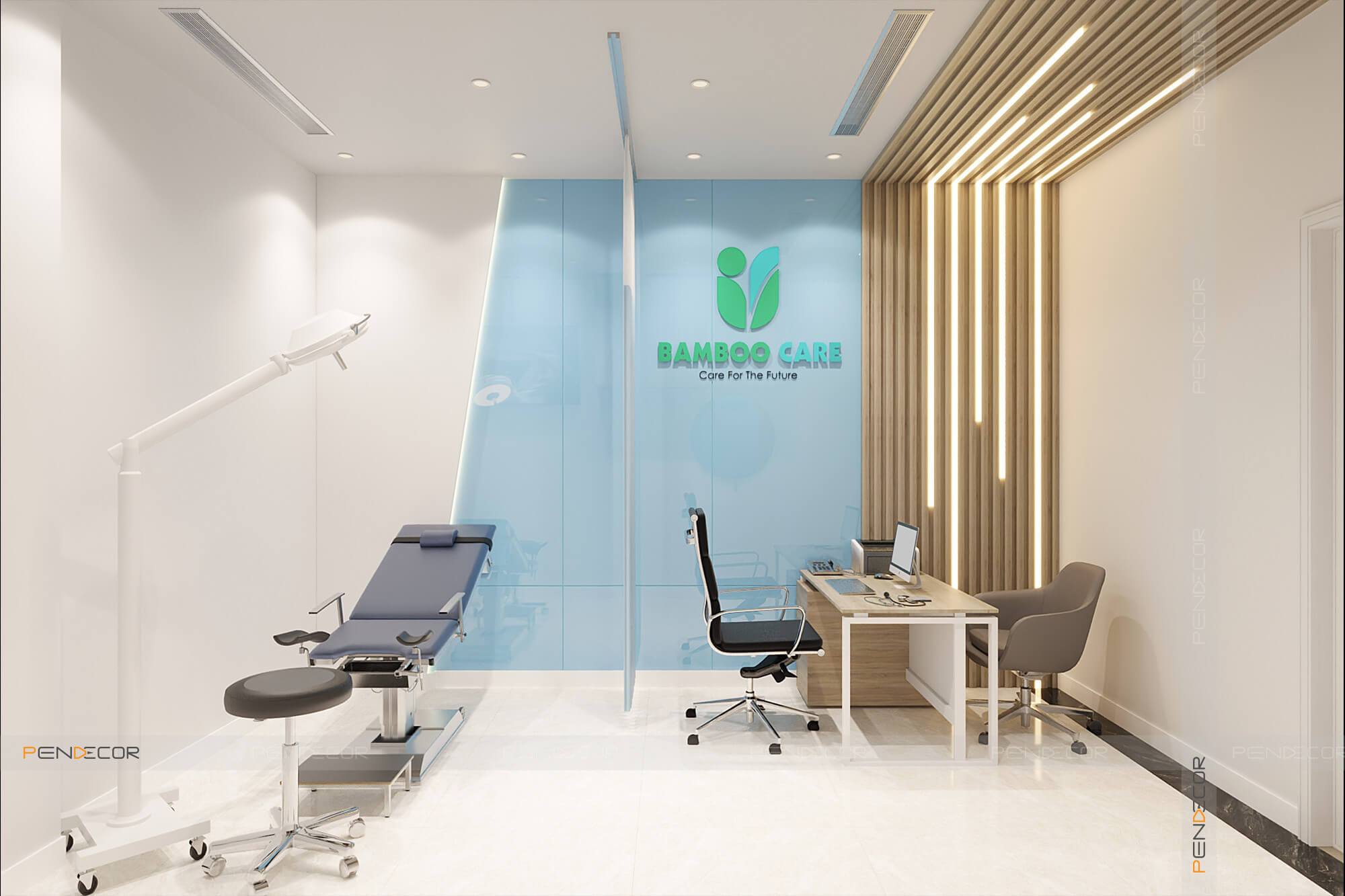 Thiết Kế Phòng Khám Bamboo Care