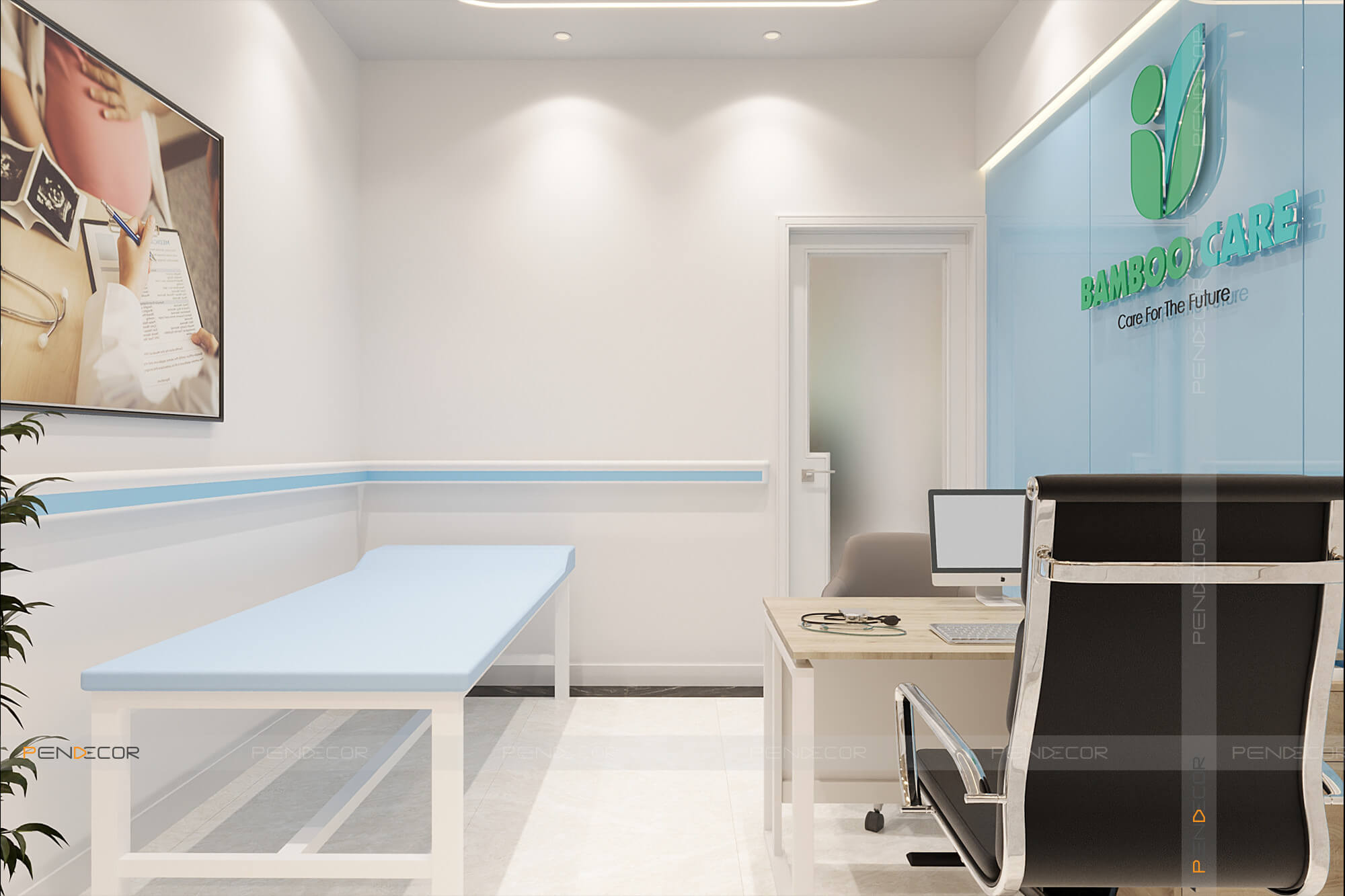 Thiết Kế Phòng Khám Bamboo Care