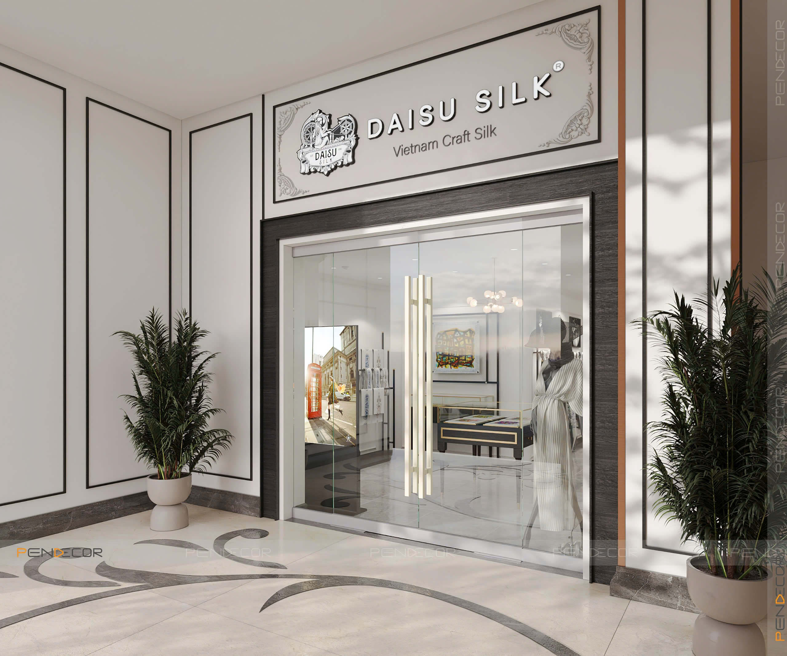 Thiết Kế Shop Thời Trang Daisu Silk