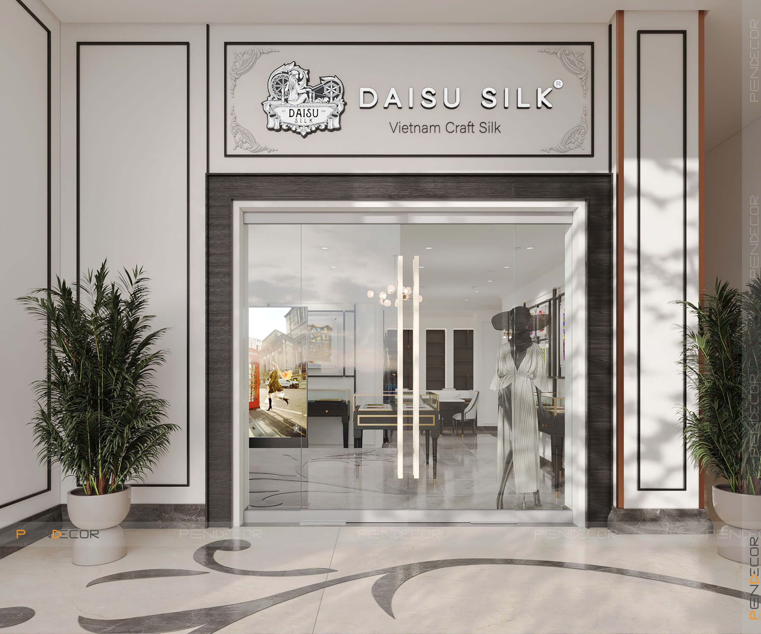 Thiết Kế Shop Thời Trang Daisu Silk