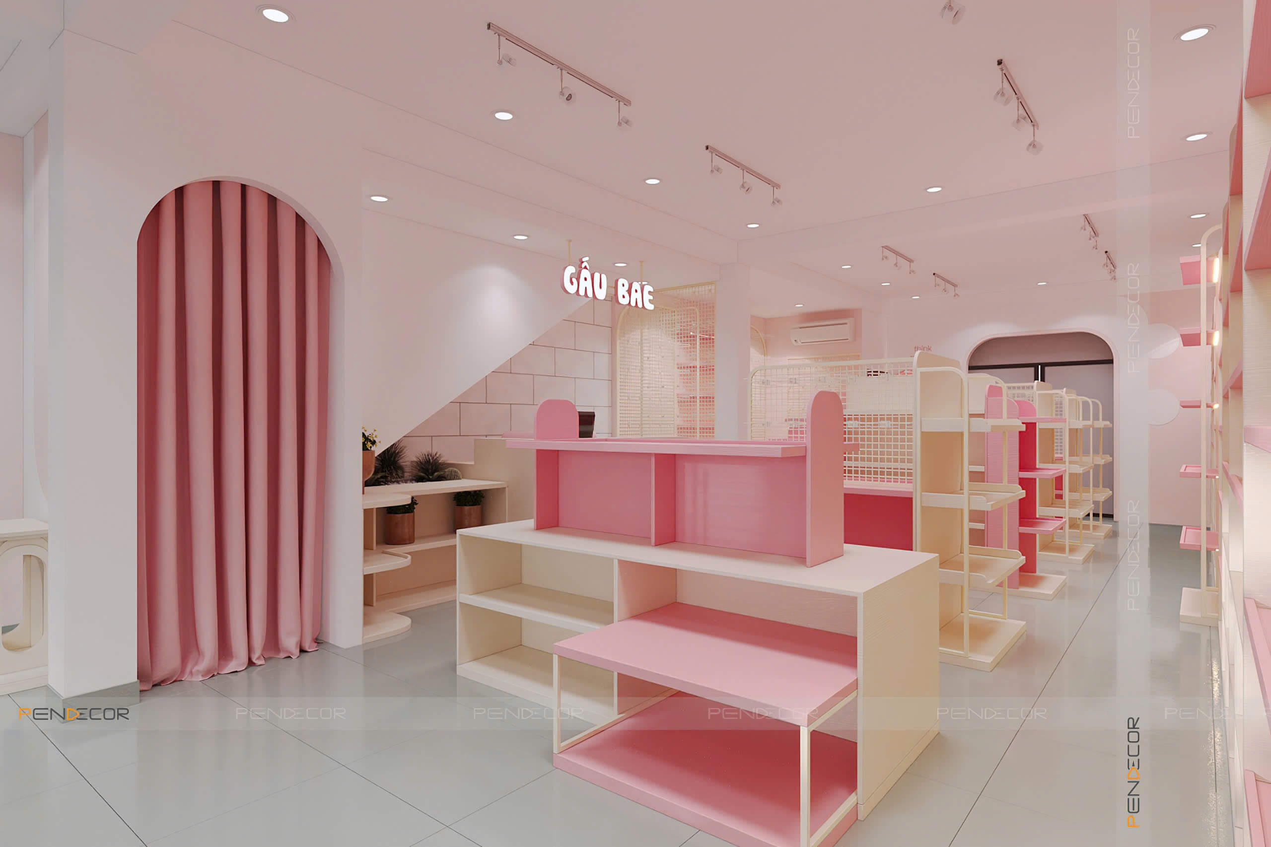 Thiết Kế Shop Phụ Kiện Gấu Bae