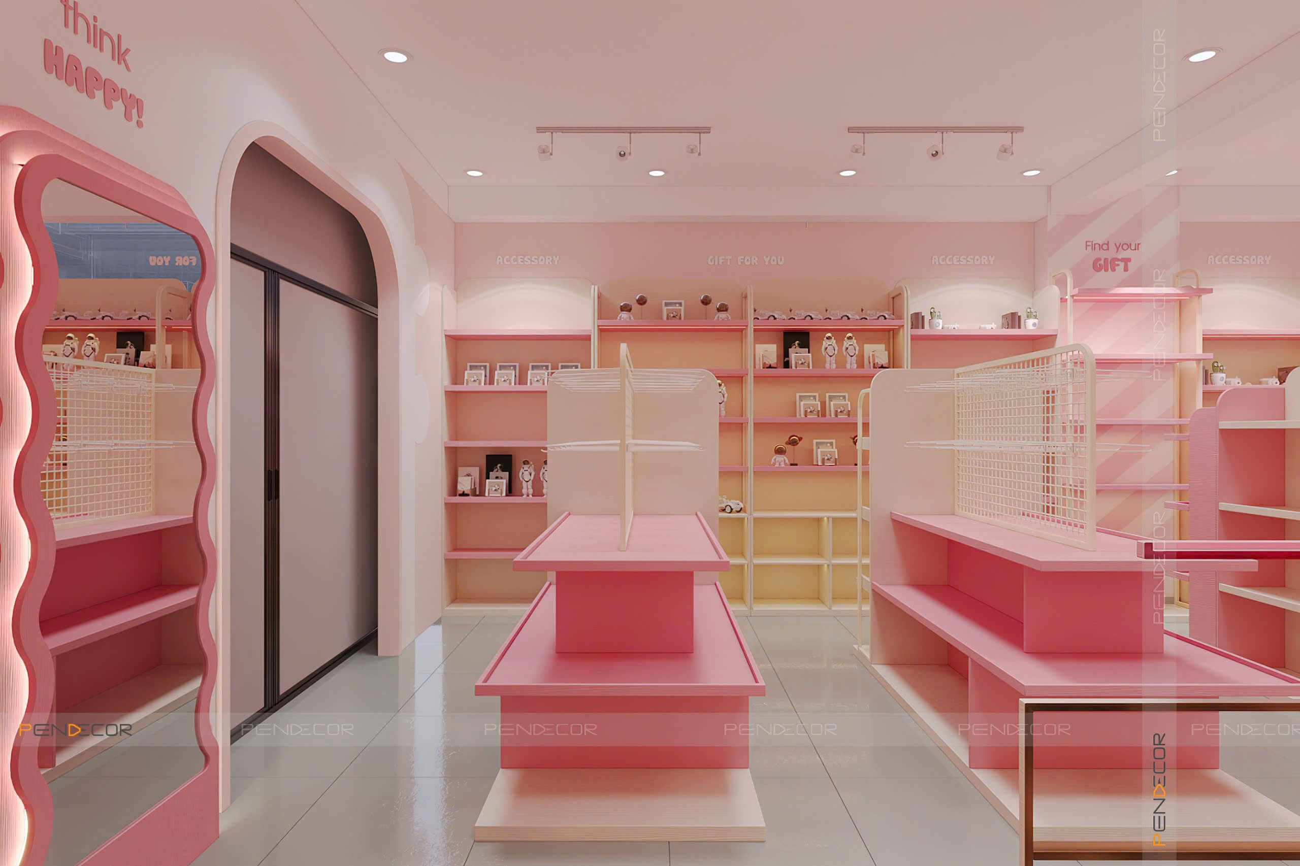 Thiết Kế Shop Phụ Kiện Gấu Bae