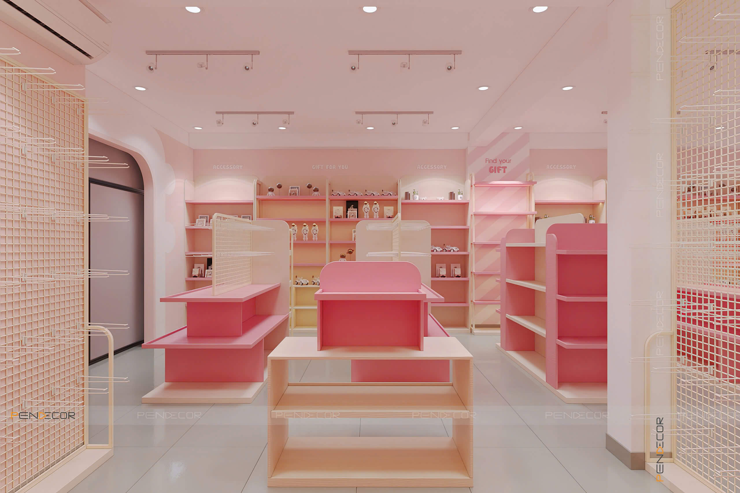 Thiết Kế Shop Phụ Kiện Gấu Bae