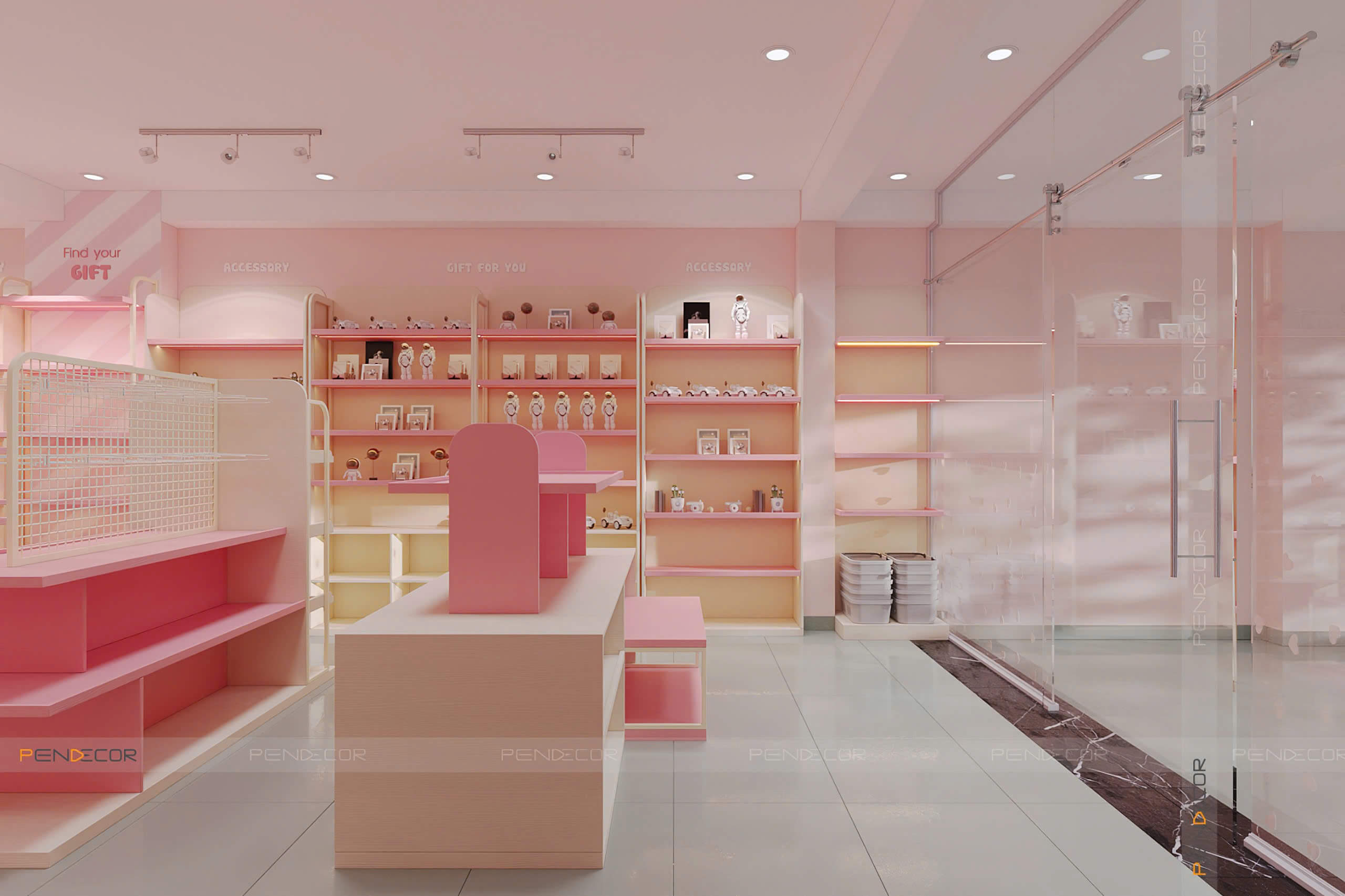 Thiết Kế Shop Phụ Kiện Gấu Bae