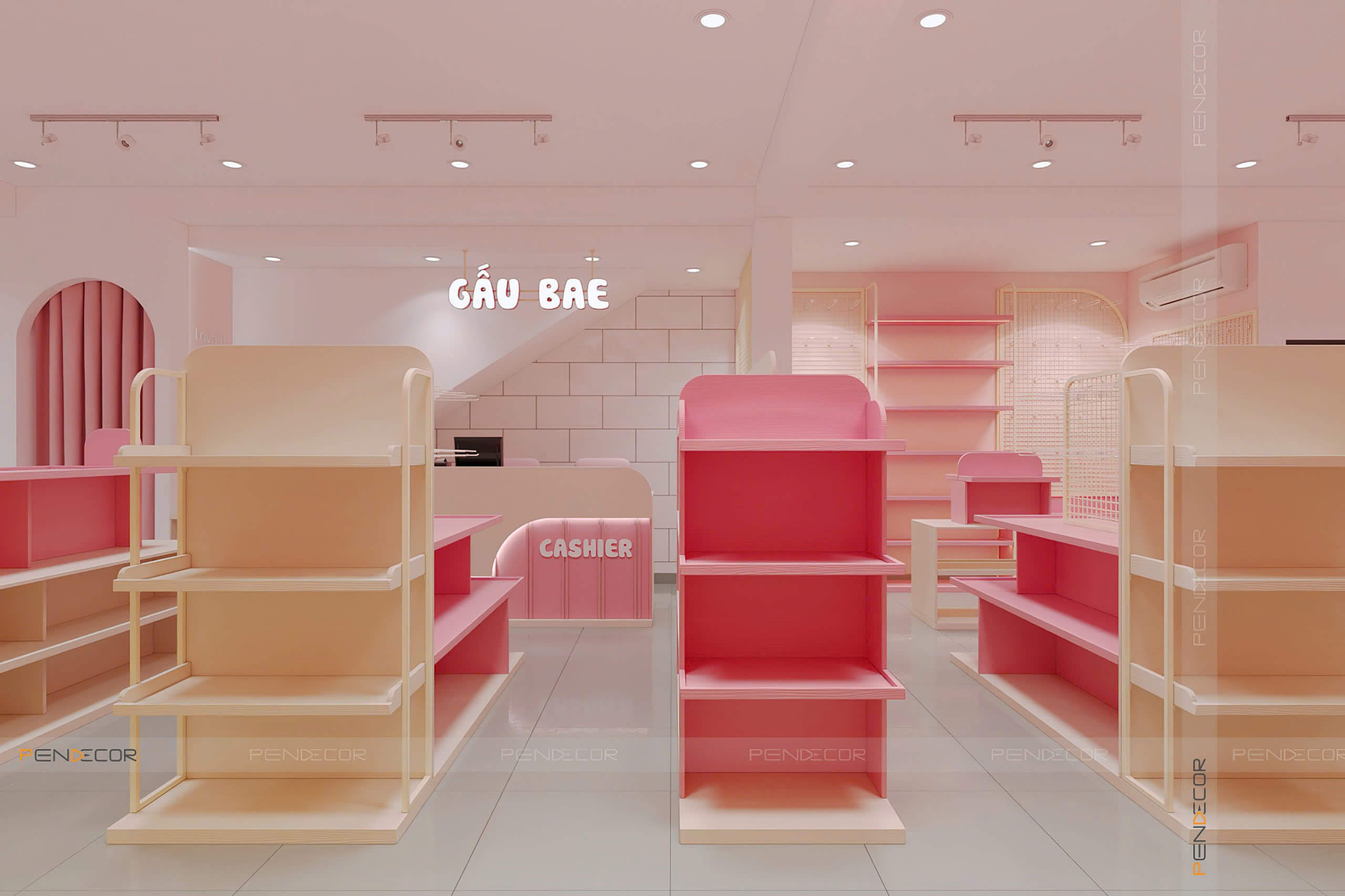 Thiết Kế Shop Phụ Kiện Gấu Bae