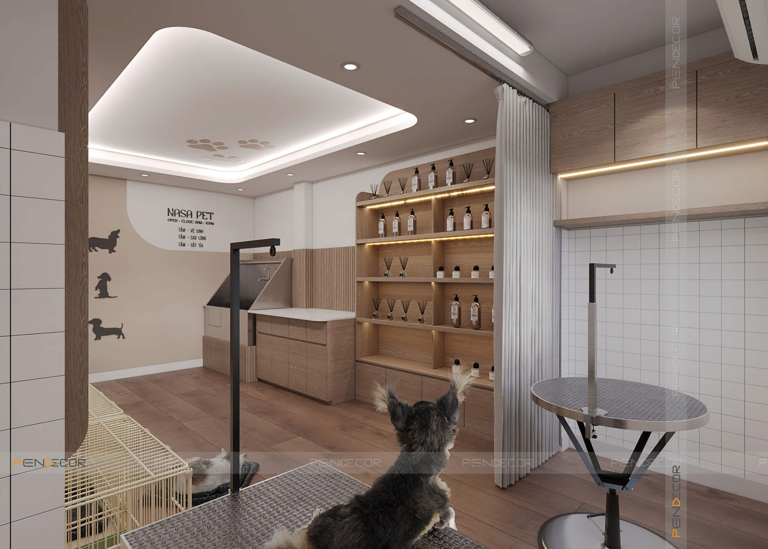 Thiết Kế Pet Shop Nasa Pet
