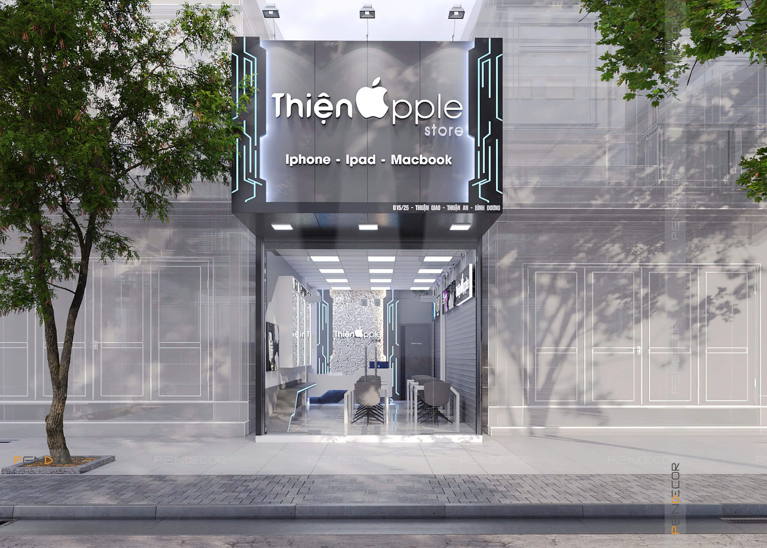 Thiết Kế Shop Điện Thoại Thiện Apple