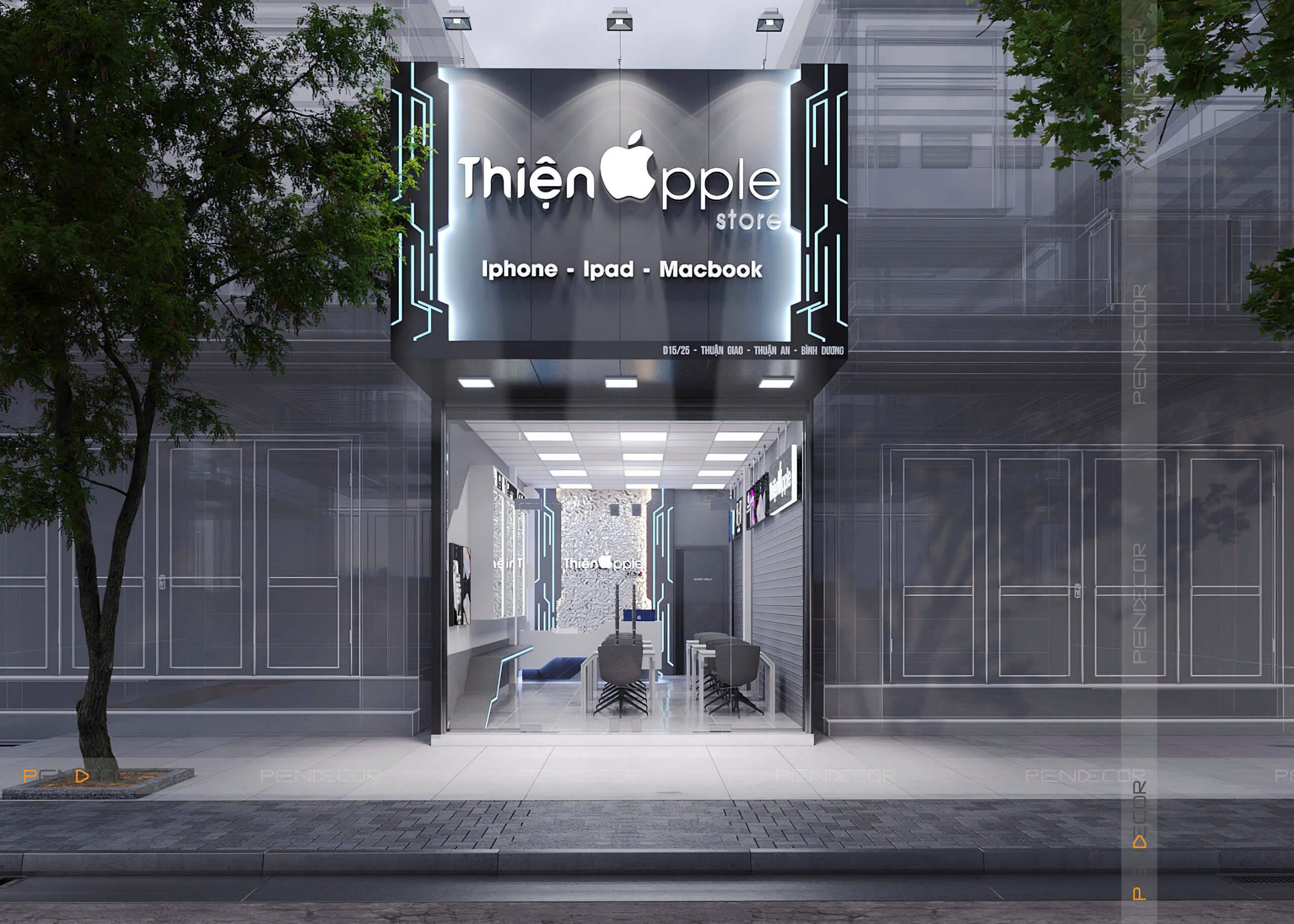 Thiết Kế Shop Điện Thoại Thiện Apple