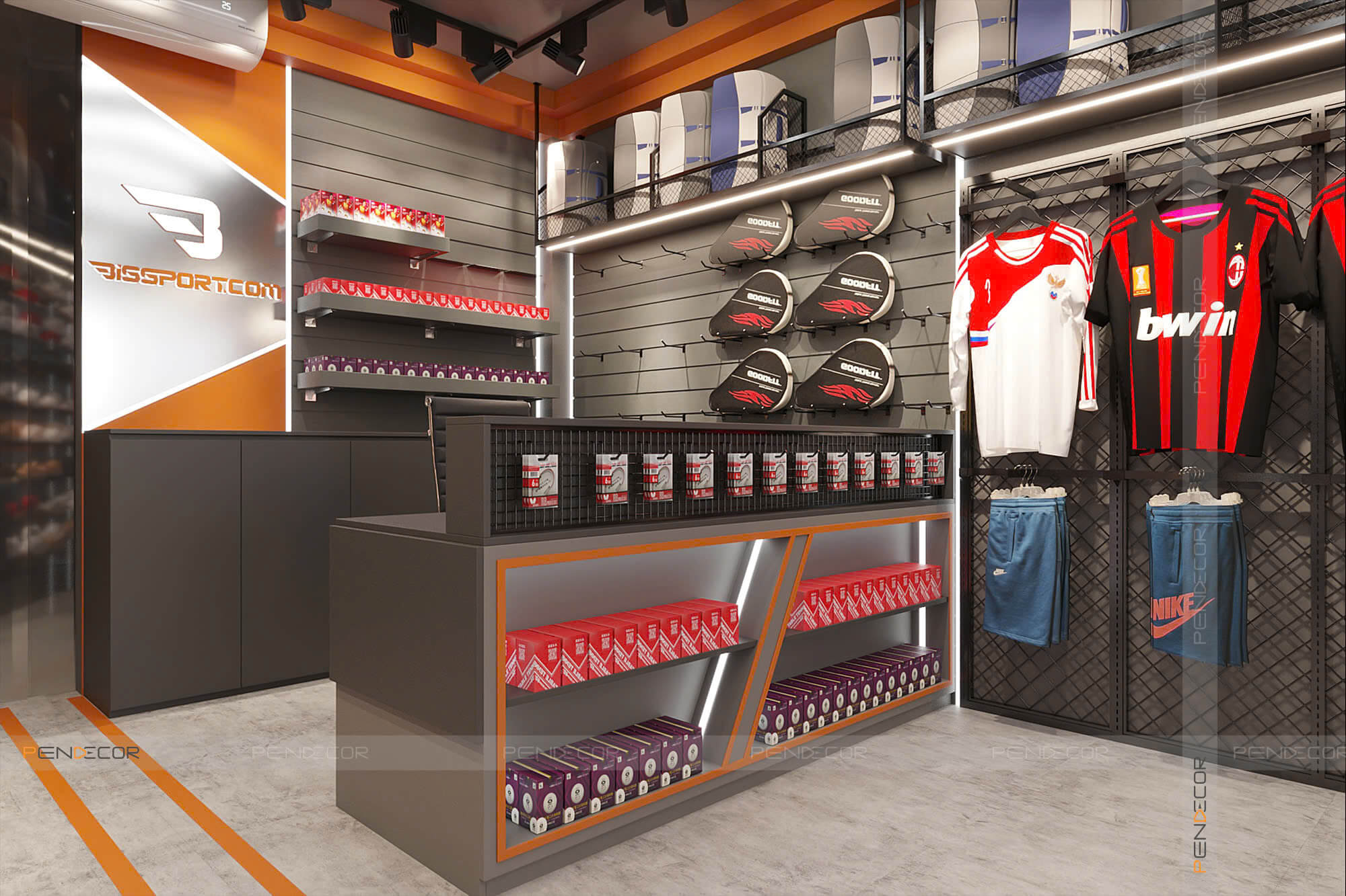 Thiết Kế Shop Phụ Kiện Bis Sport