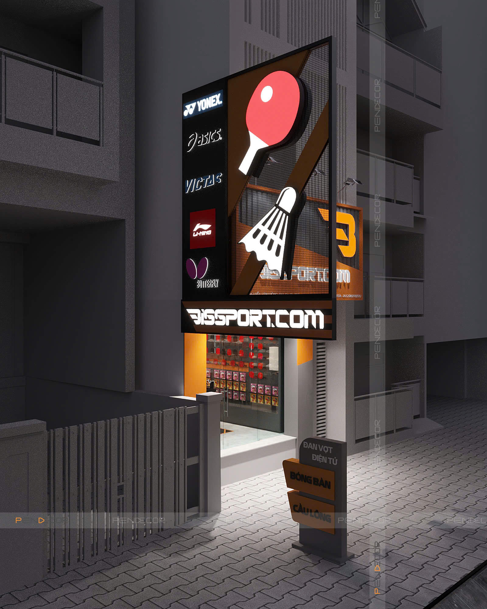 Thiết Kế Shop Phụ Kiện Bis Sport