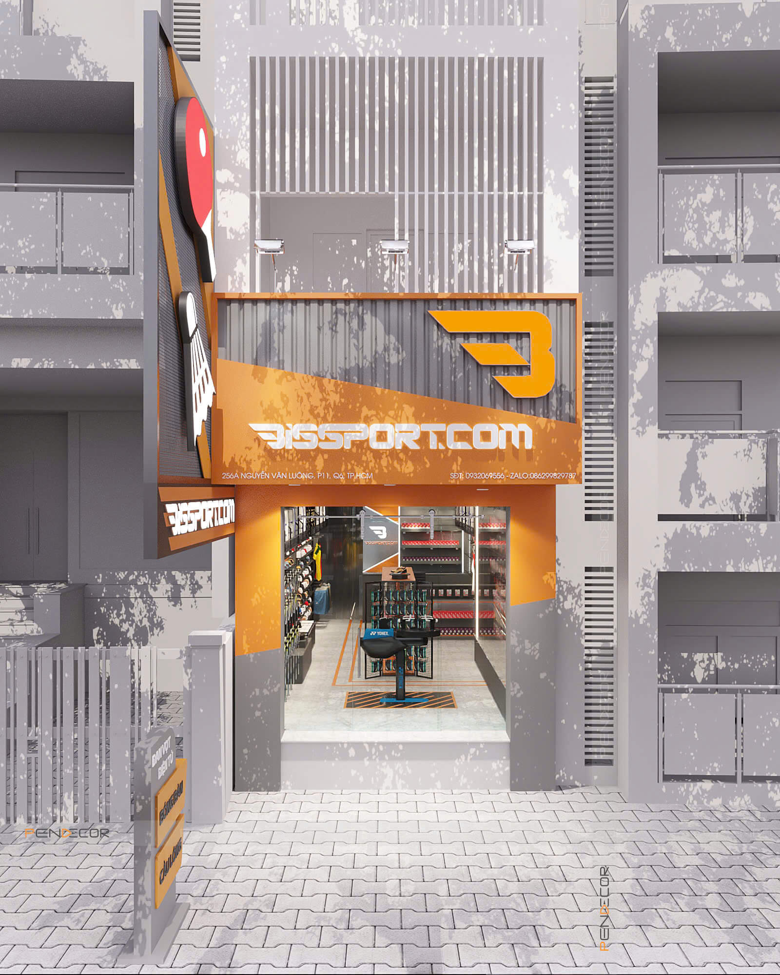 Thiết Kế Shop Phụ Kiện Bis Sport