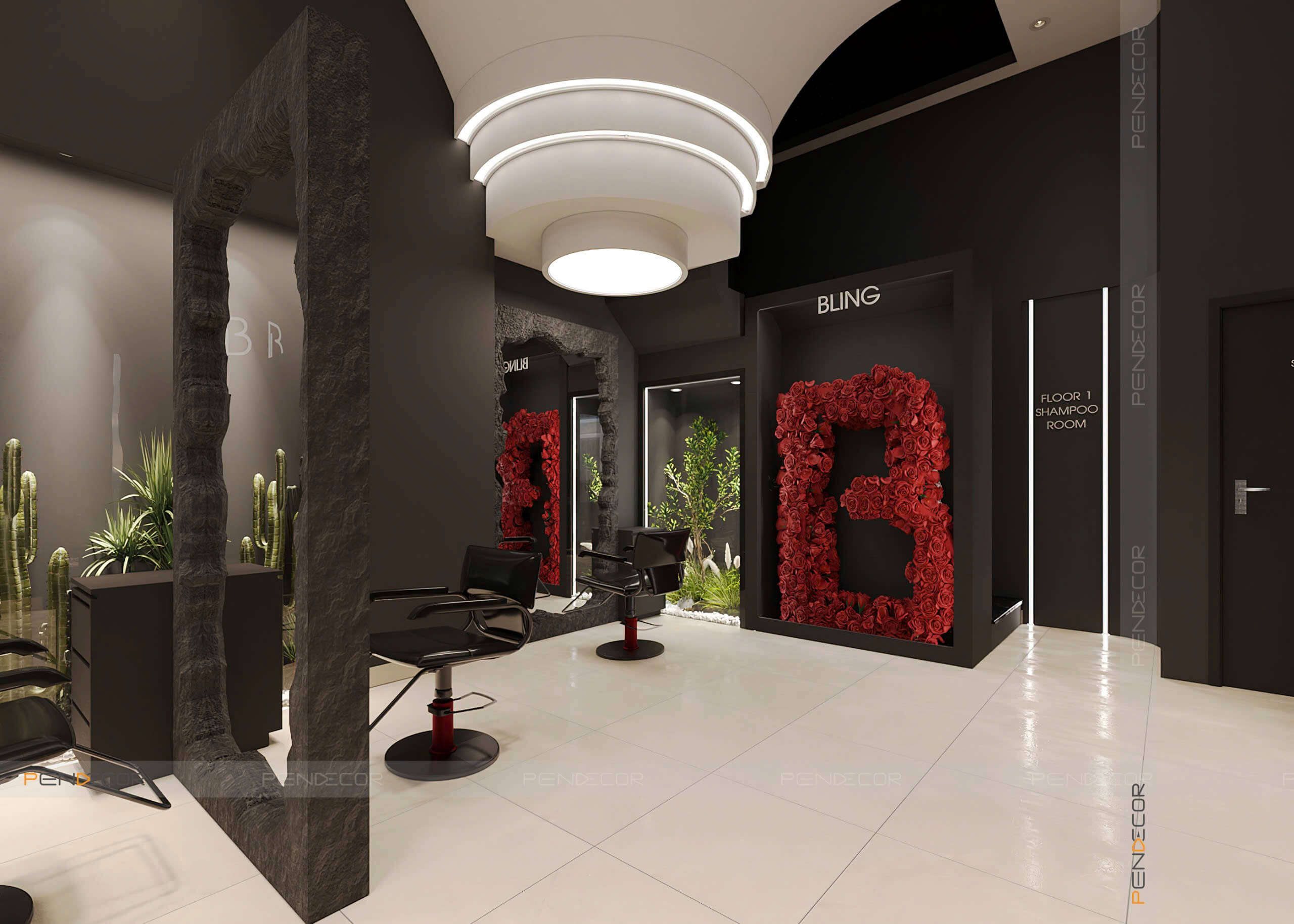 Thiết Kế Salon Tóc Bling Hair Studio (Tân Bình)