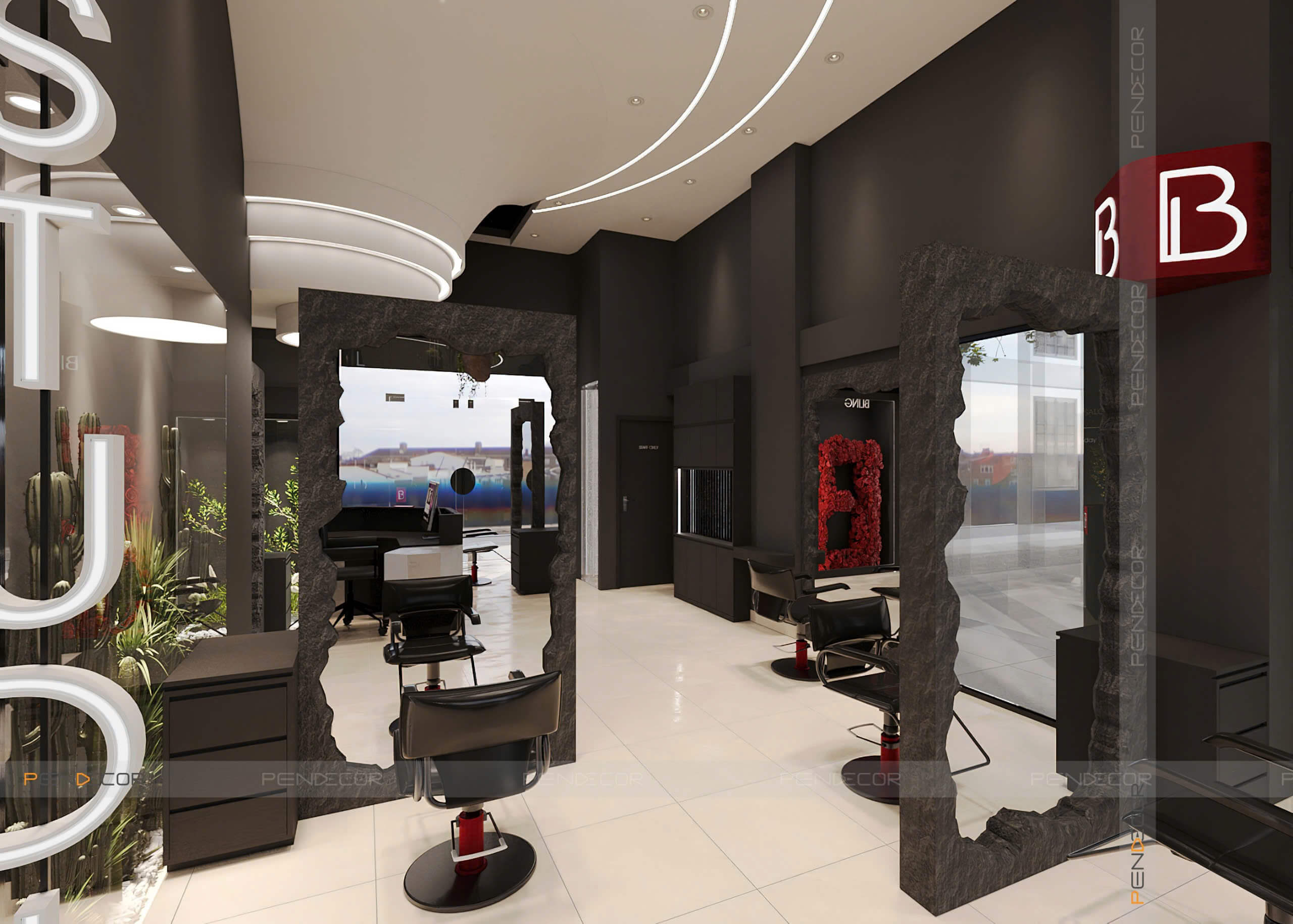 Thiết Kế Salon Tóc Bling Hair Studio (Tân Bình)