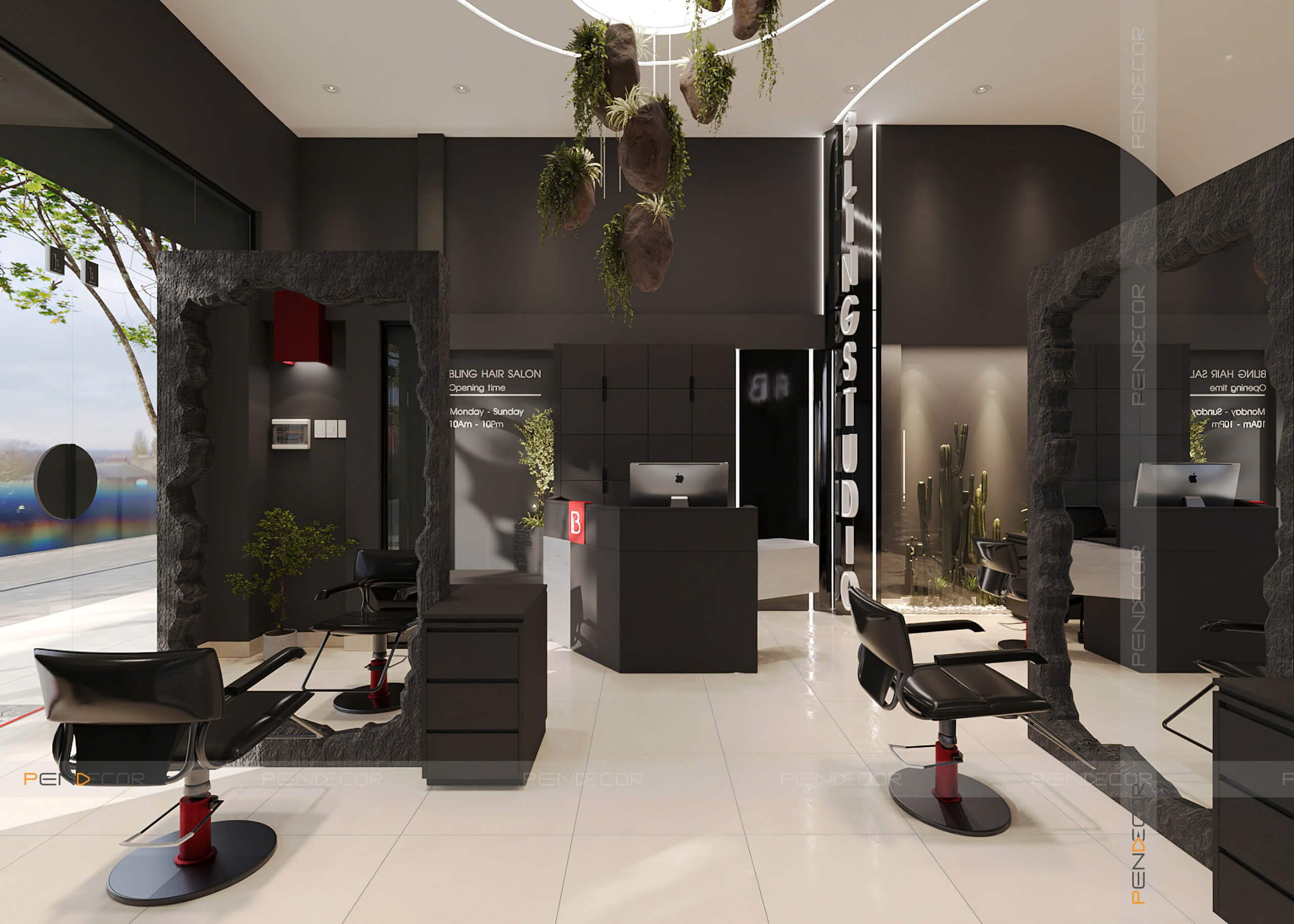 Thiết Kế Salon Tóc Bling Hair Studio (Tân Bình)