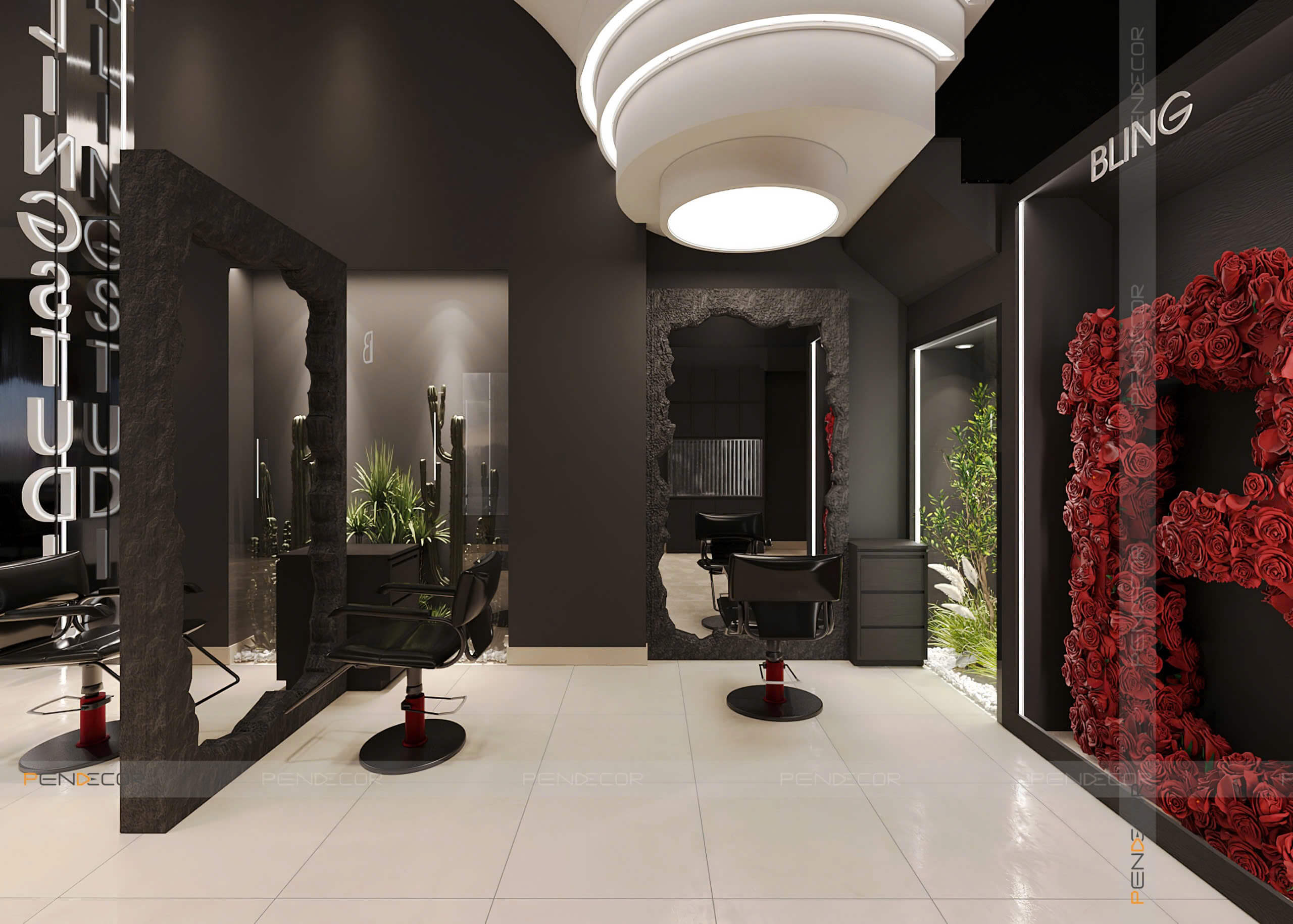 Thiết Kế Salon Tóc Bling Hair Studio (Tân Bình)