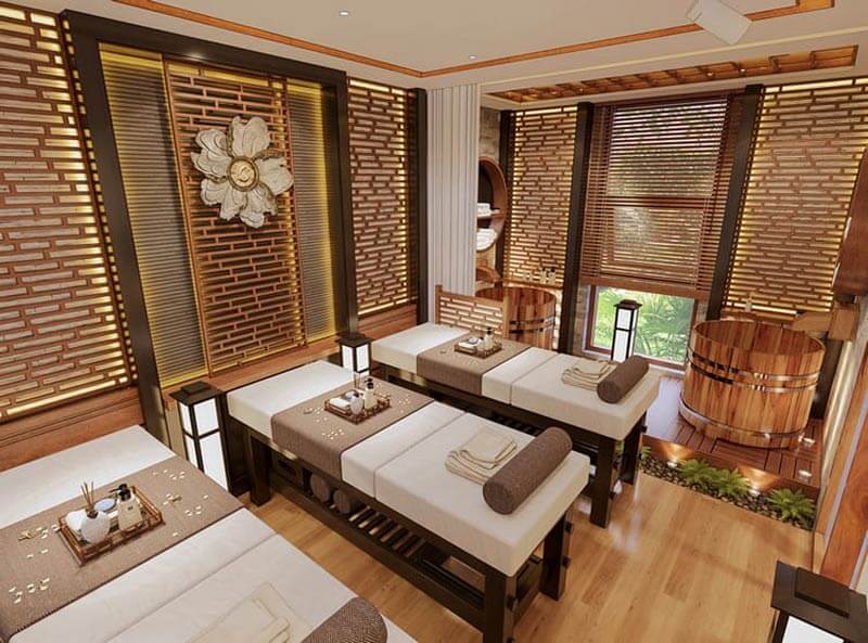 phong cách thiết kế spa Pendecor