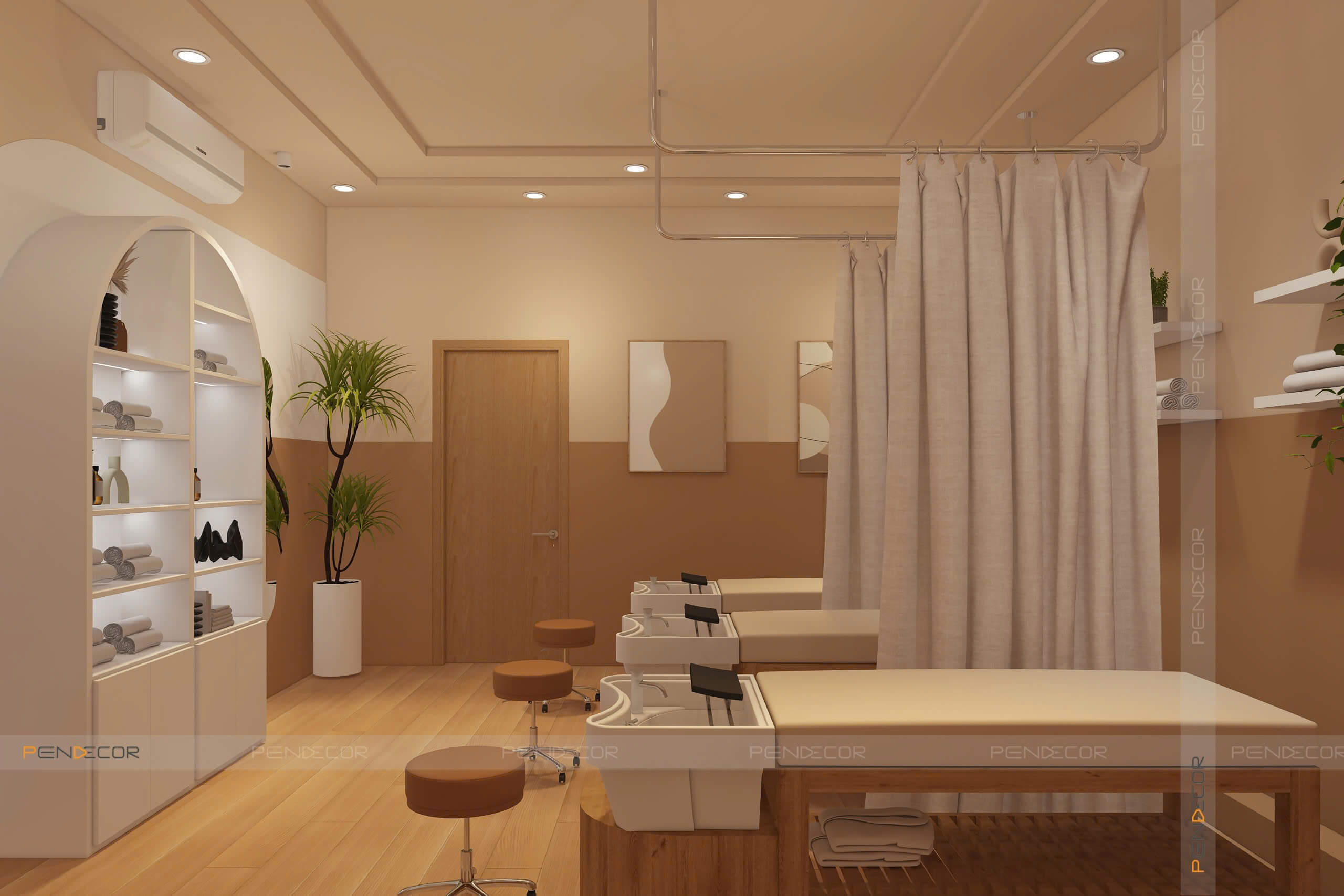 Thiết Kế Spa Gội Đầu Dưỡng Sinh Cindy